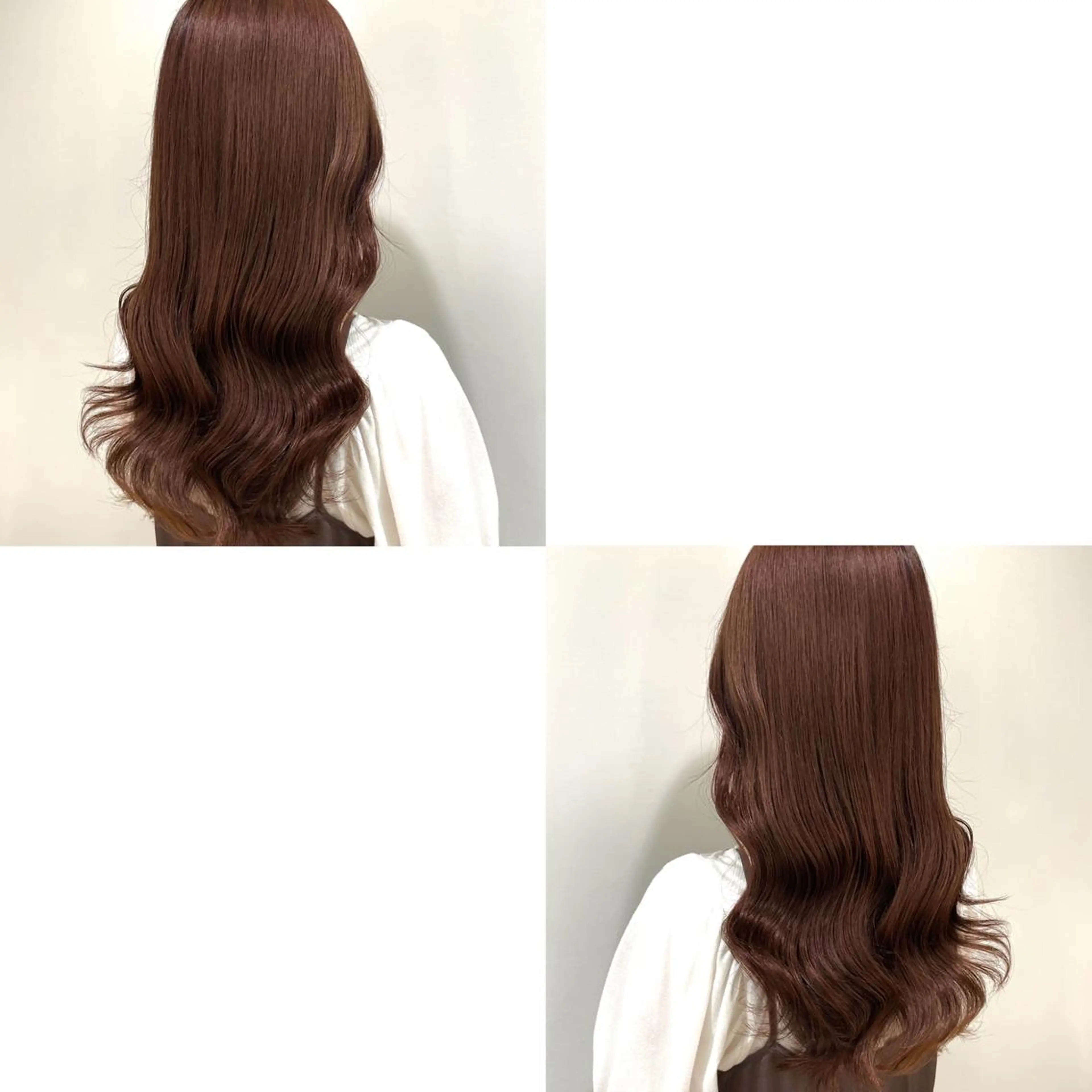 ロング カラー 青沼夏未/オリーブ/ 寒色カラーのヘアスタイル