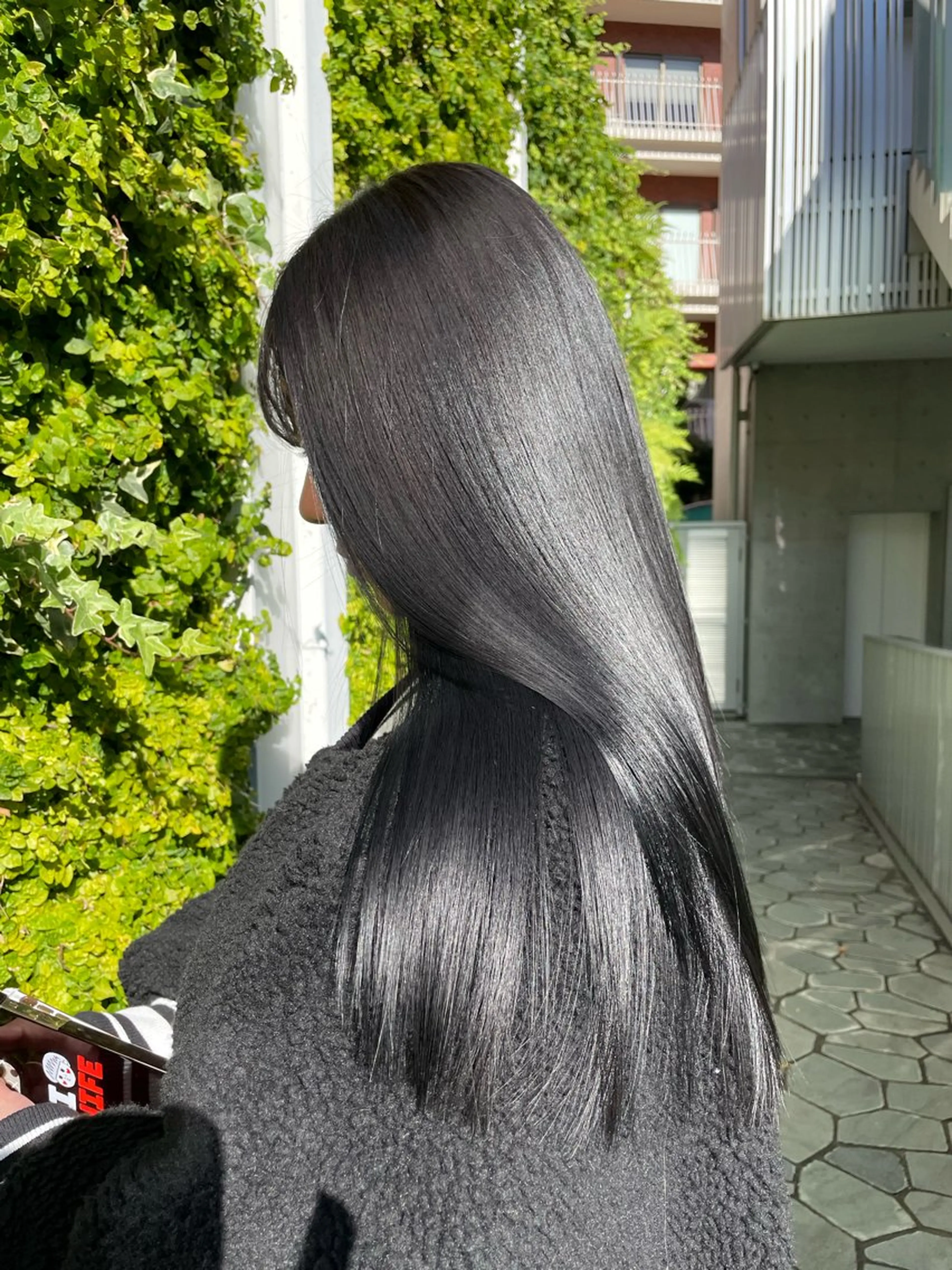 ロング カラー ヘアカラー トリートメント パーマ、髪質改善 菊地美月のヘアスタイル