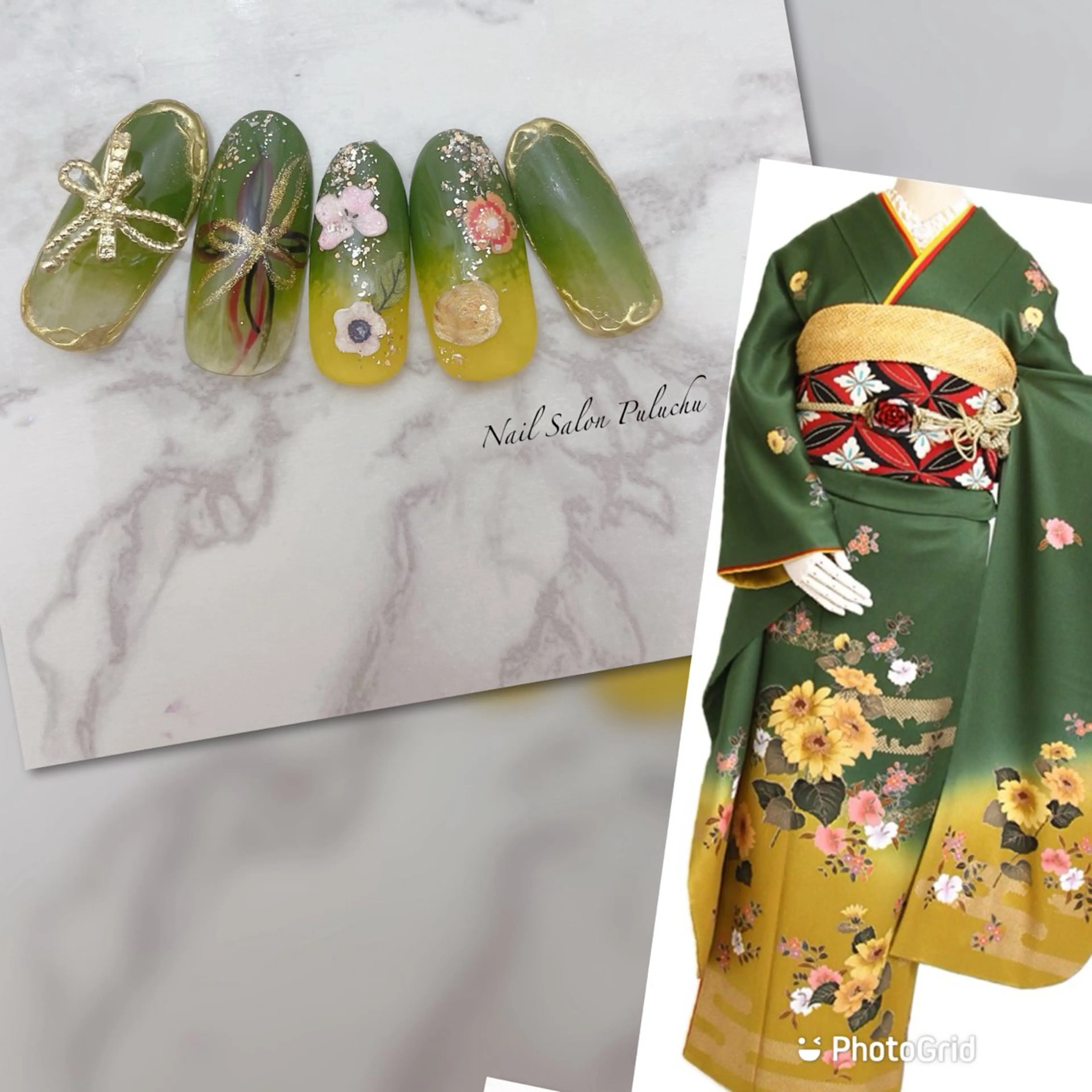 ネイル 成人式 ♡ puluchu ♡のネイルデザイン