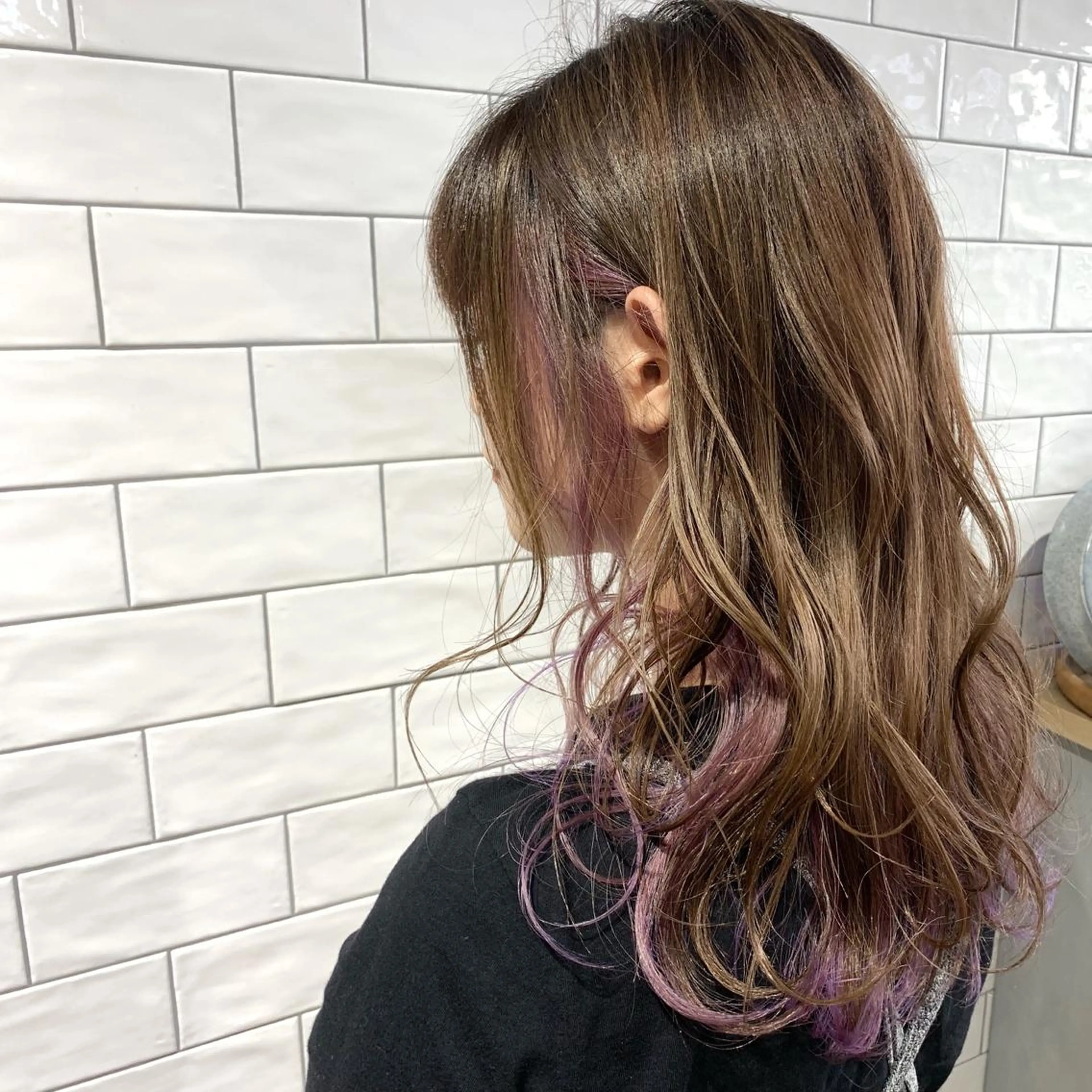 ロング カラー ヘアカラー 原山 直人のヘアスタイル