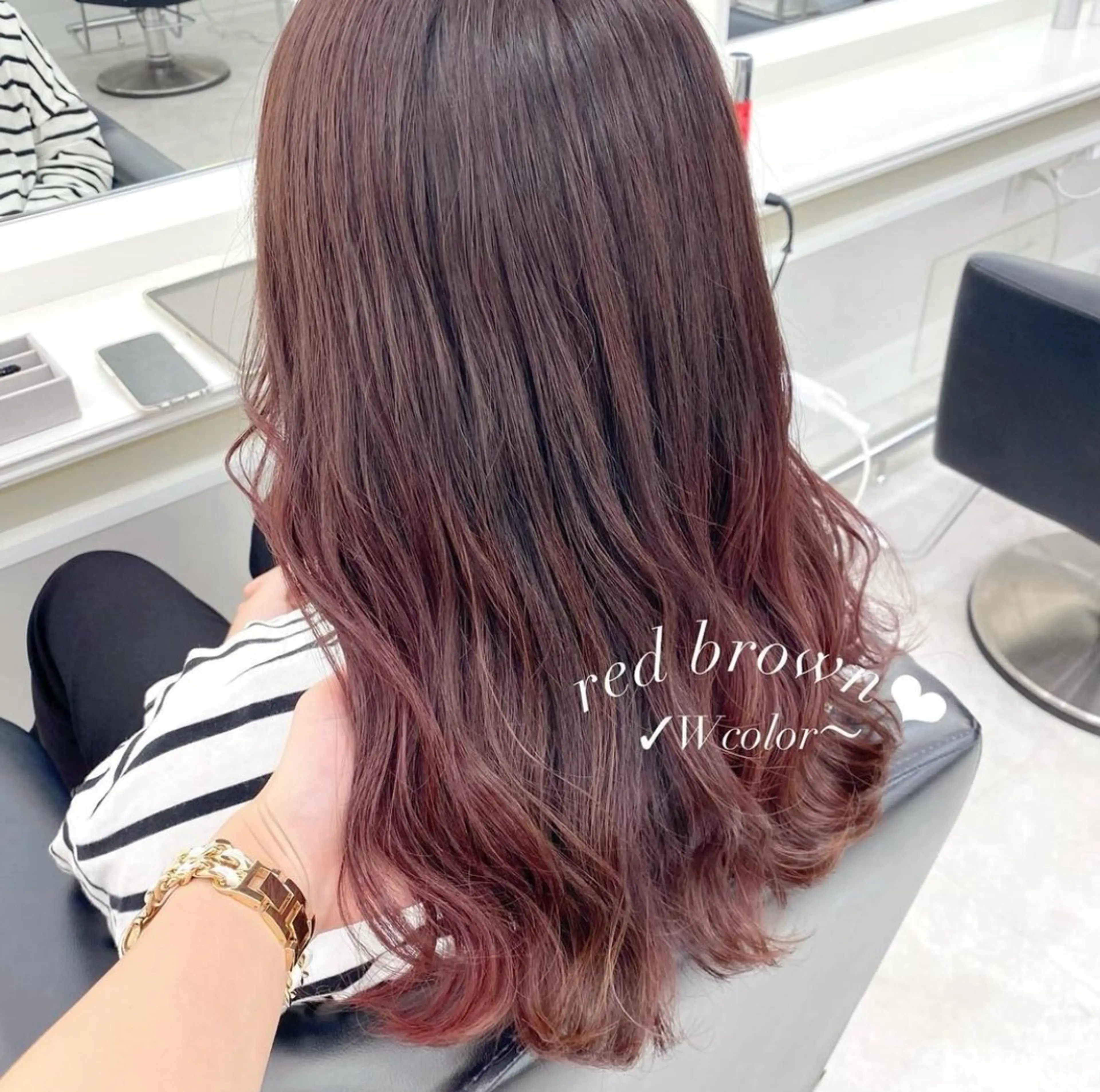 ロング カラー ヘアカラー ParveMix♡ 加藤理沙のヘアスタイル