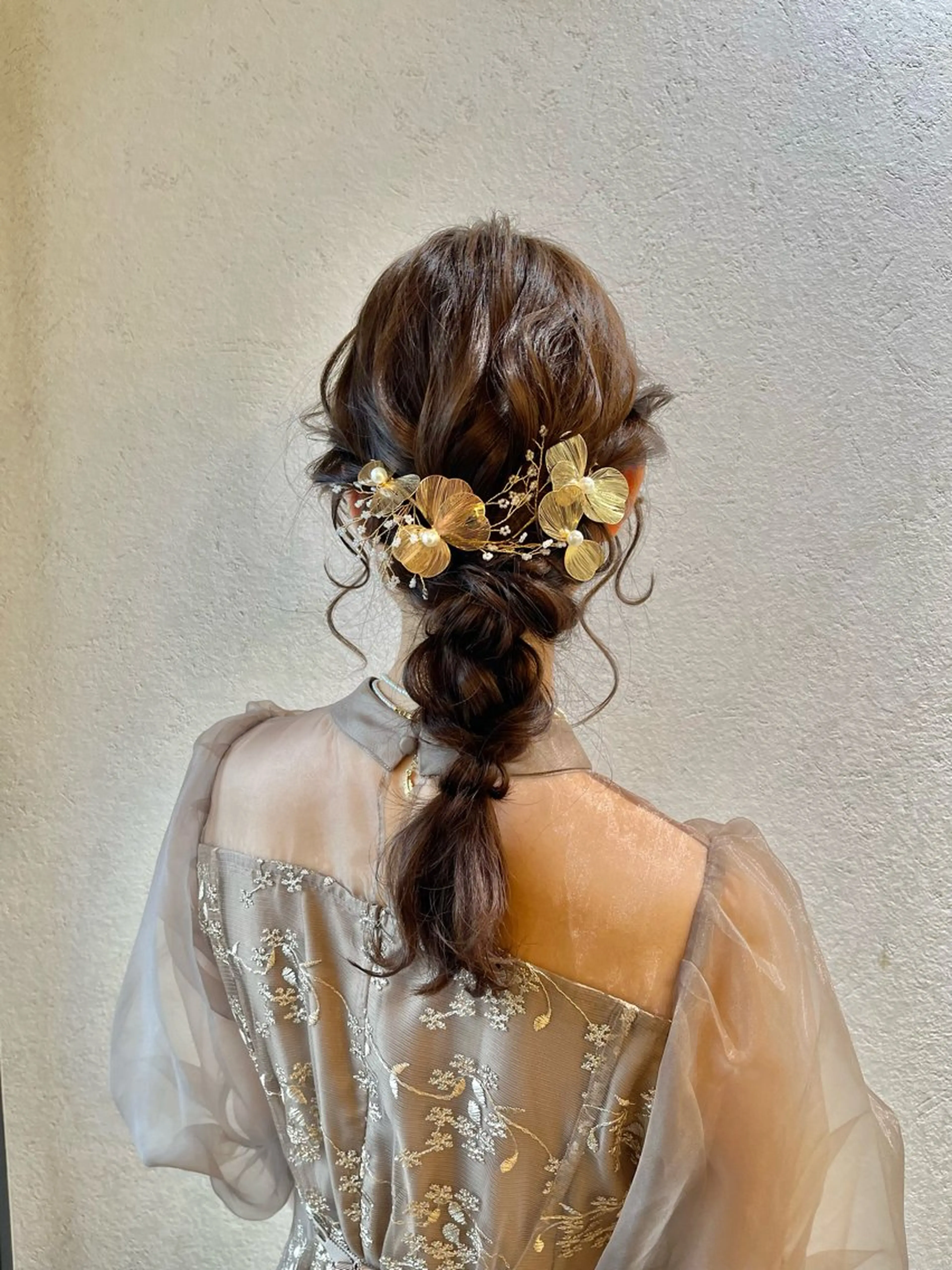 ヘアアレンジ 結婚式・ブライダル 卒業式のヘアスタイル ヘアセット charm《銀座》 ヘアセット/縮毛矯正のヘアスタイル