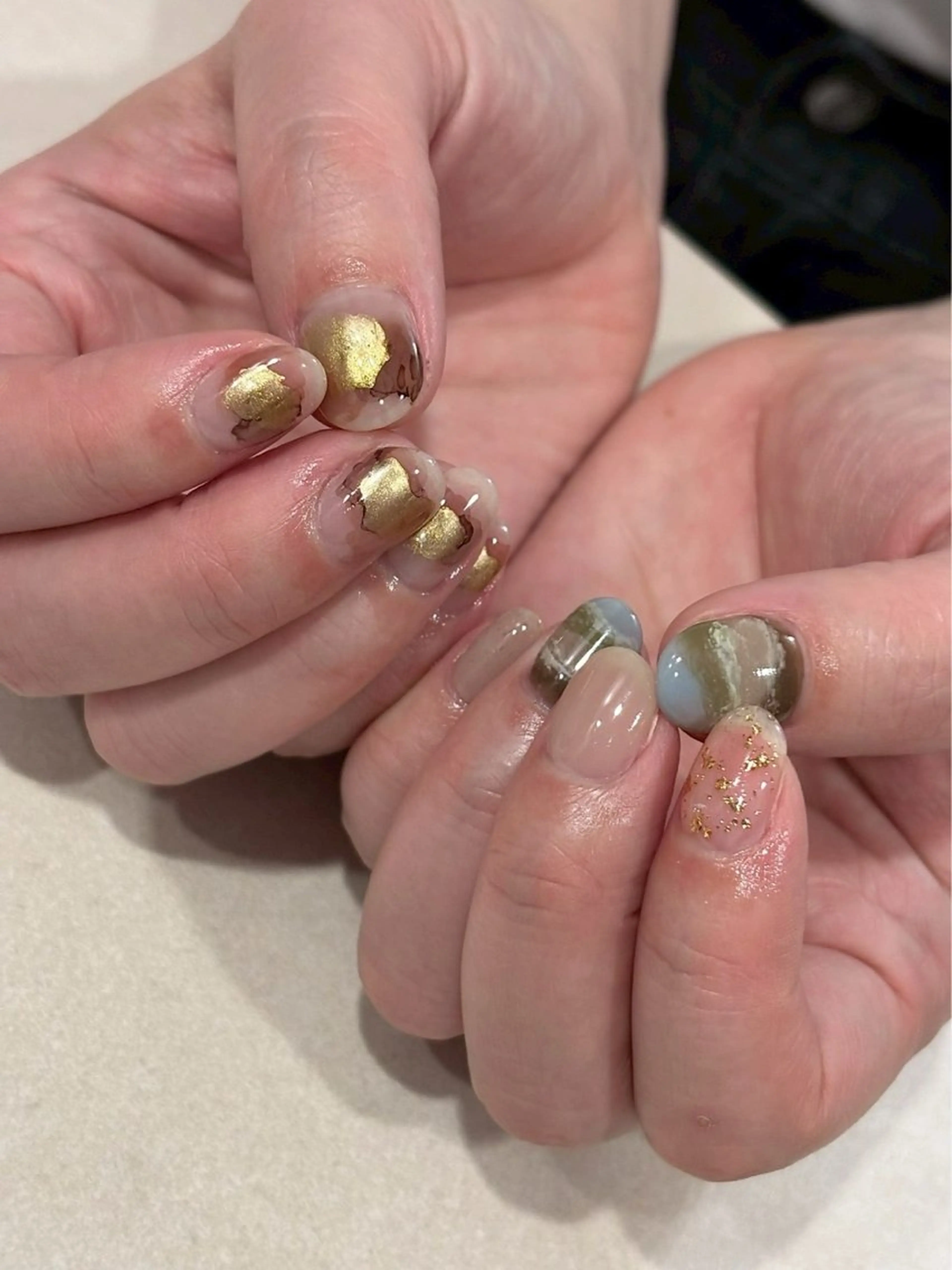 ネイル ニュアンスネイル ハンドネイル iconail 下北沢 NONのネイルデザイン