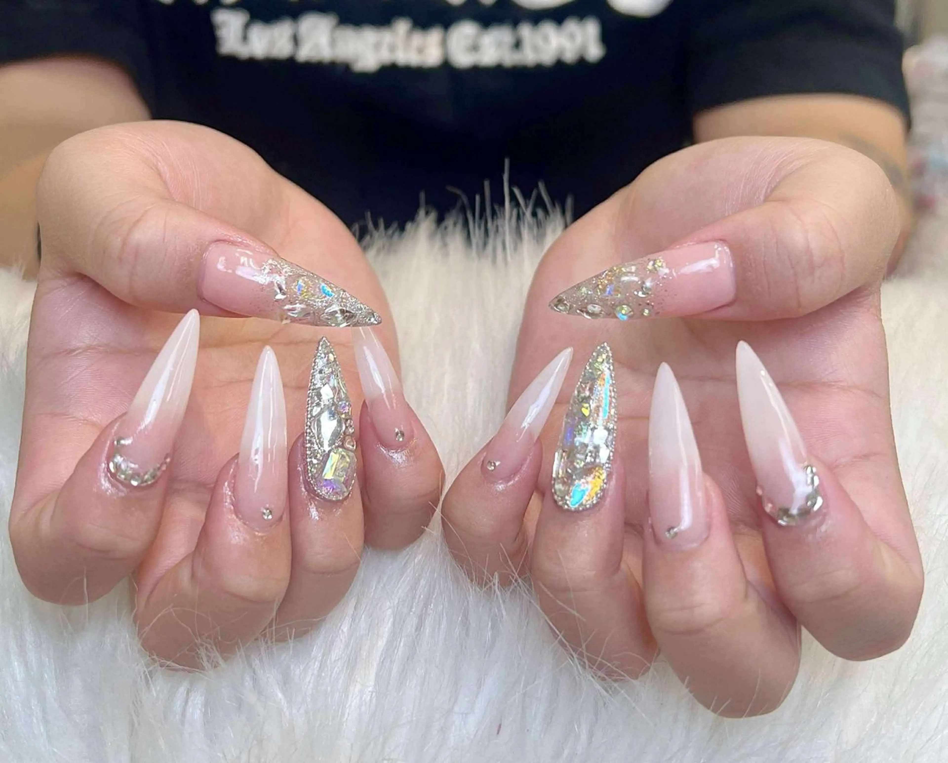 ネイル アートネイル 成人式 ジェルネイル ニュアンスネイル 夏ネイル ハンドネイル Nie Nail Shinokuboのネイルデザイン