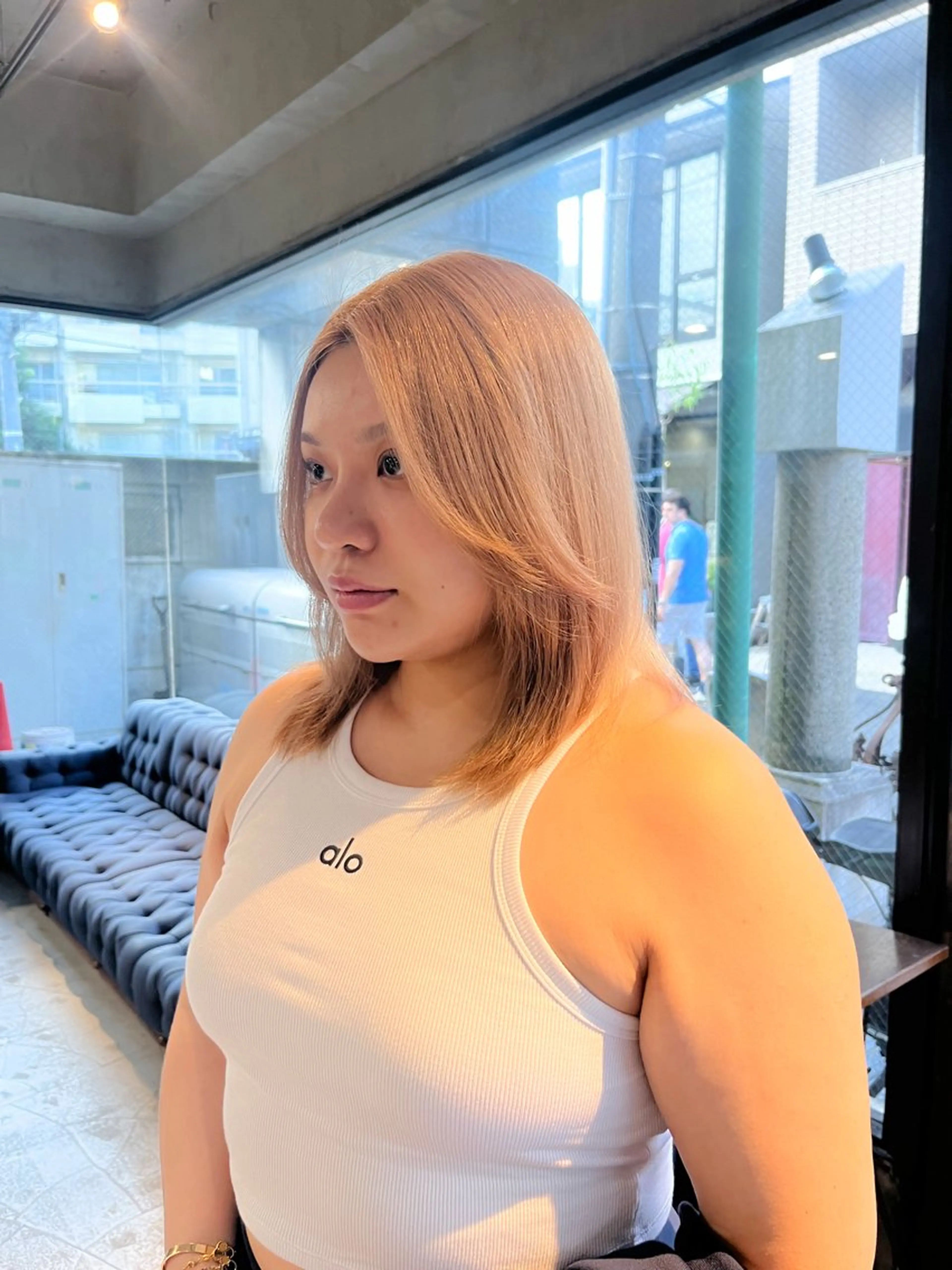 セミロング カラー ヘアカラー トリートメント ヘアセット 垢抜けヘア 🍯ayumi🍯のヘアスタイル