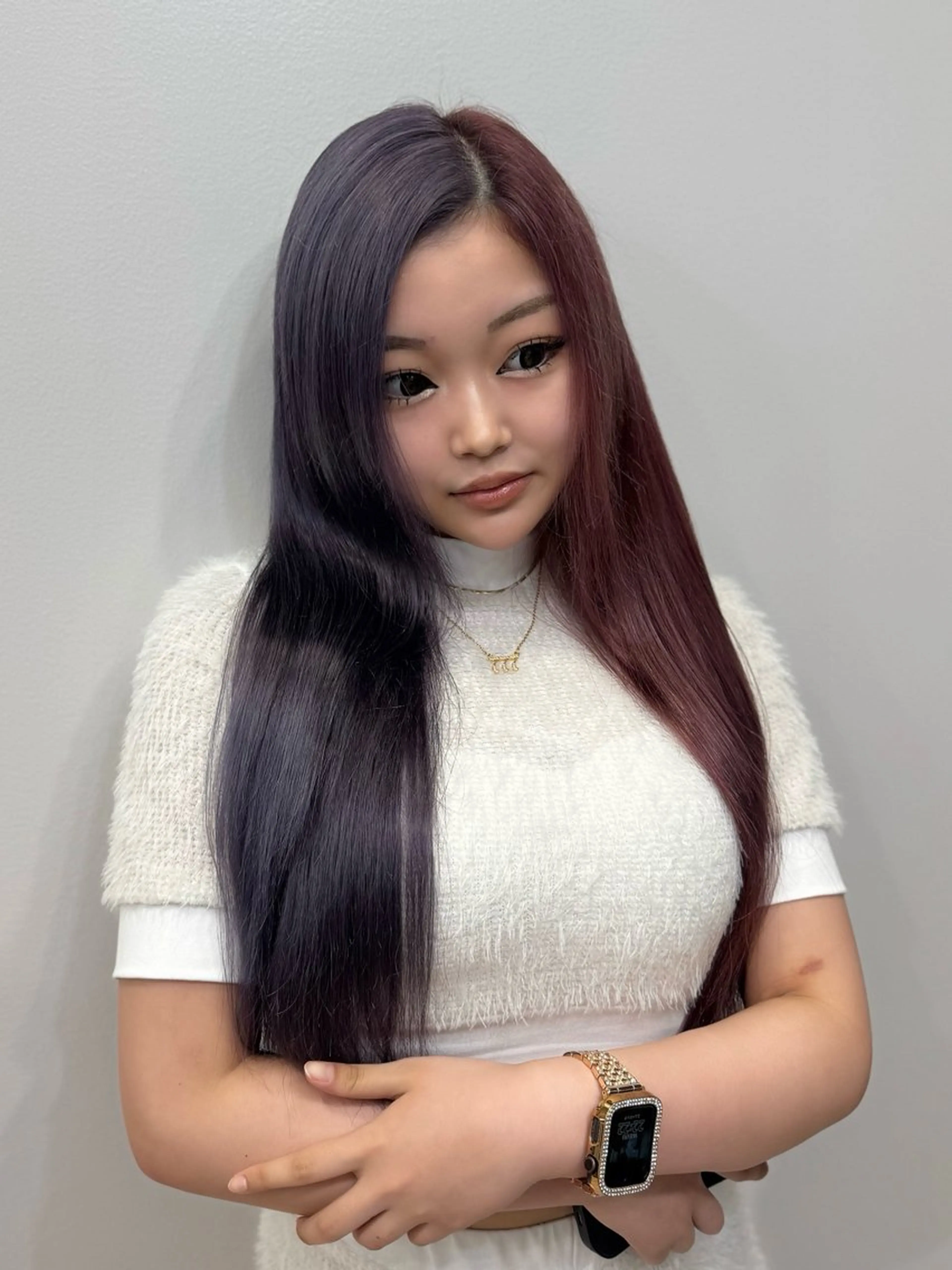 ロング カラー ヘアカラー Lapis シオンのヘアスタイル