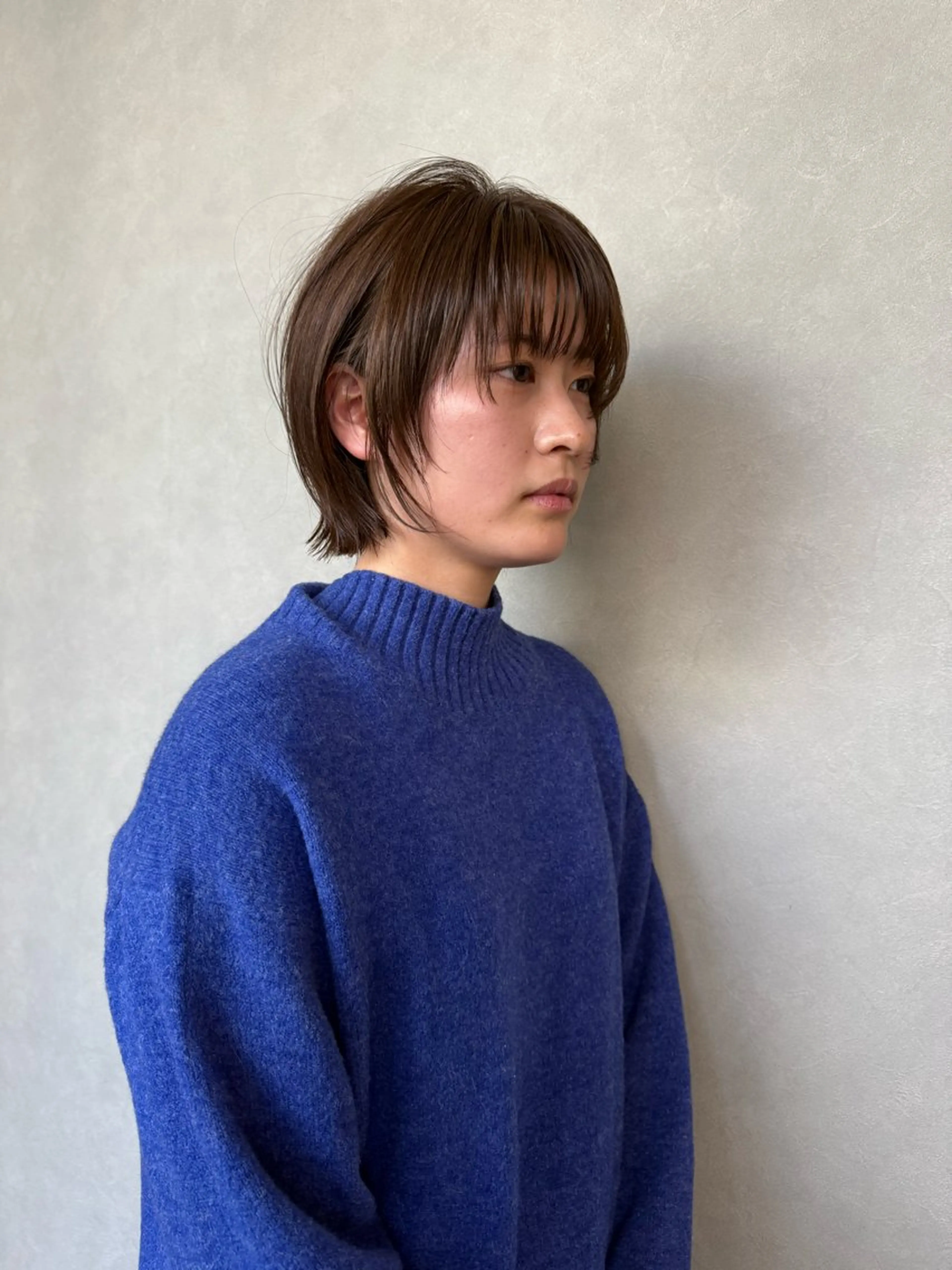 ショート ショートヘア カット パーマ 山口里莉 /ブリーチカラーのヘアスタイル