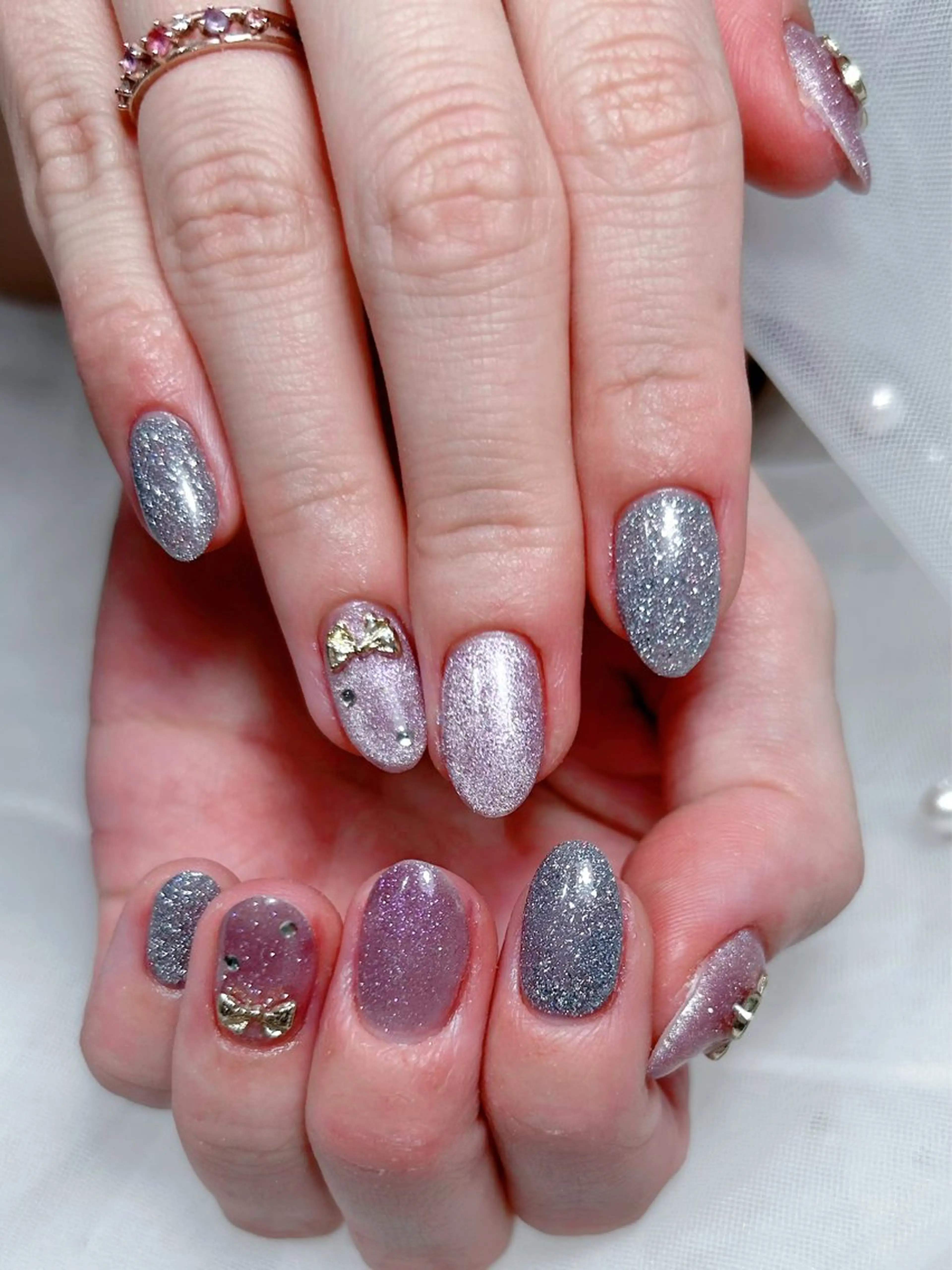 ネイル アートネイル チークネイル 桜ネイル フラッシュネイル ジェルネイル ハンドネイル ハンドケア Laule’a Nail新宿所属・ミナ🌈 Laule'aのネイルデザイン