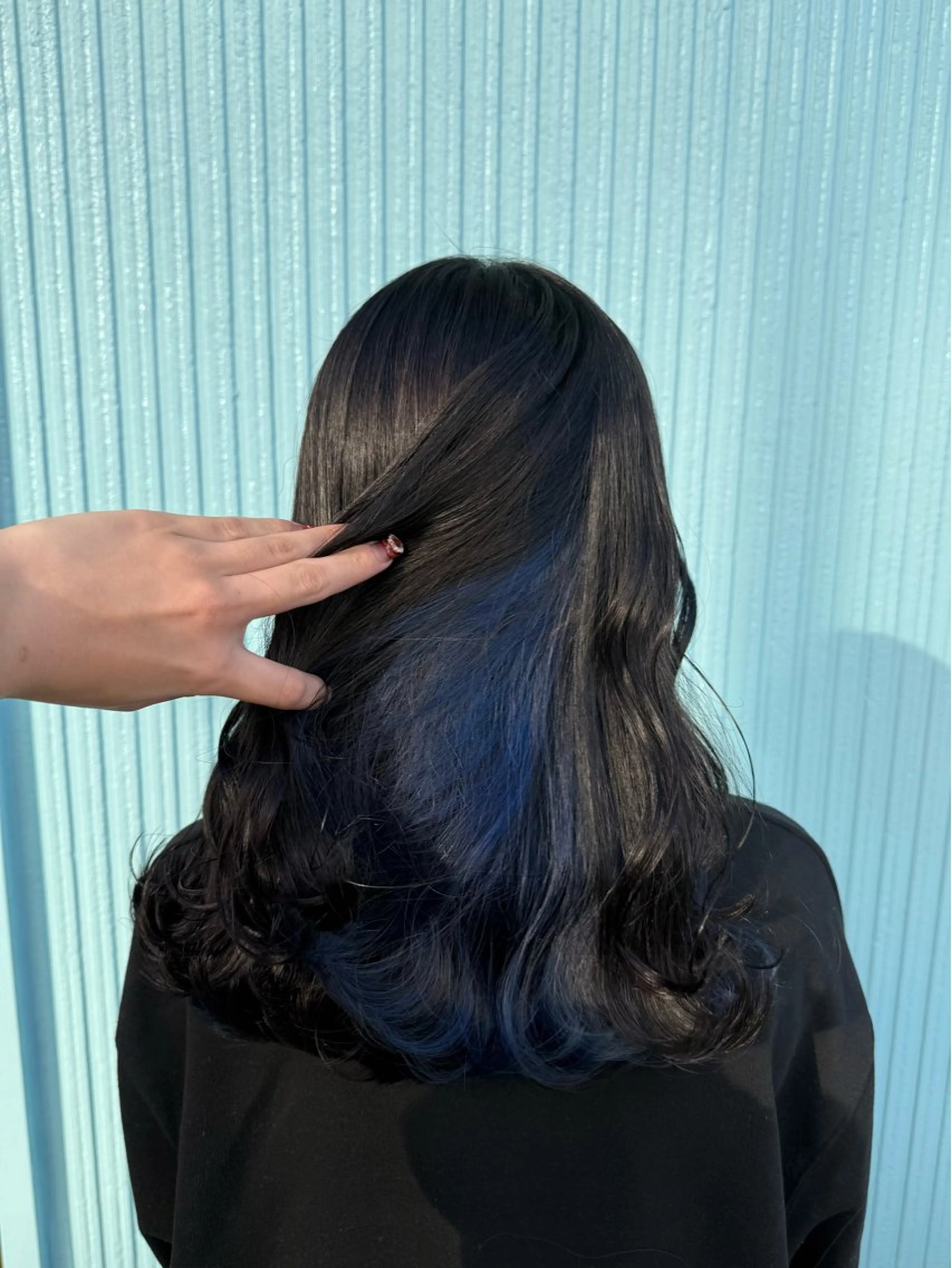 ミディアム カラー ヘアカラー 髪質改善 UN BLEACHのヘアスタイル