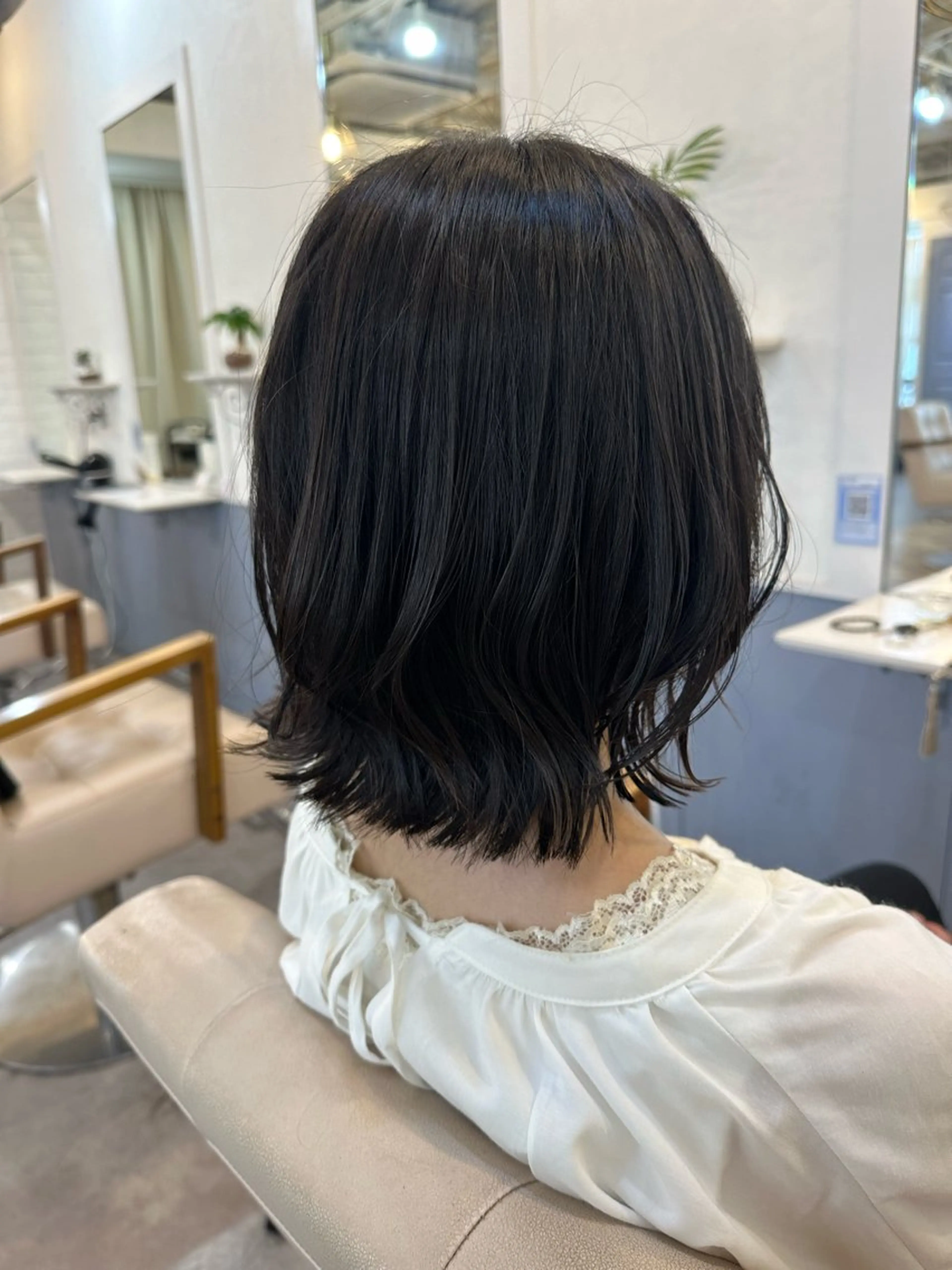 ミディアム カット ヘッドスパ 🩵透明感/高発色 /難波/北原佑記🌸のヘアスタイル