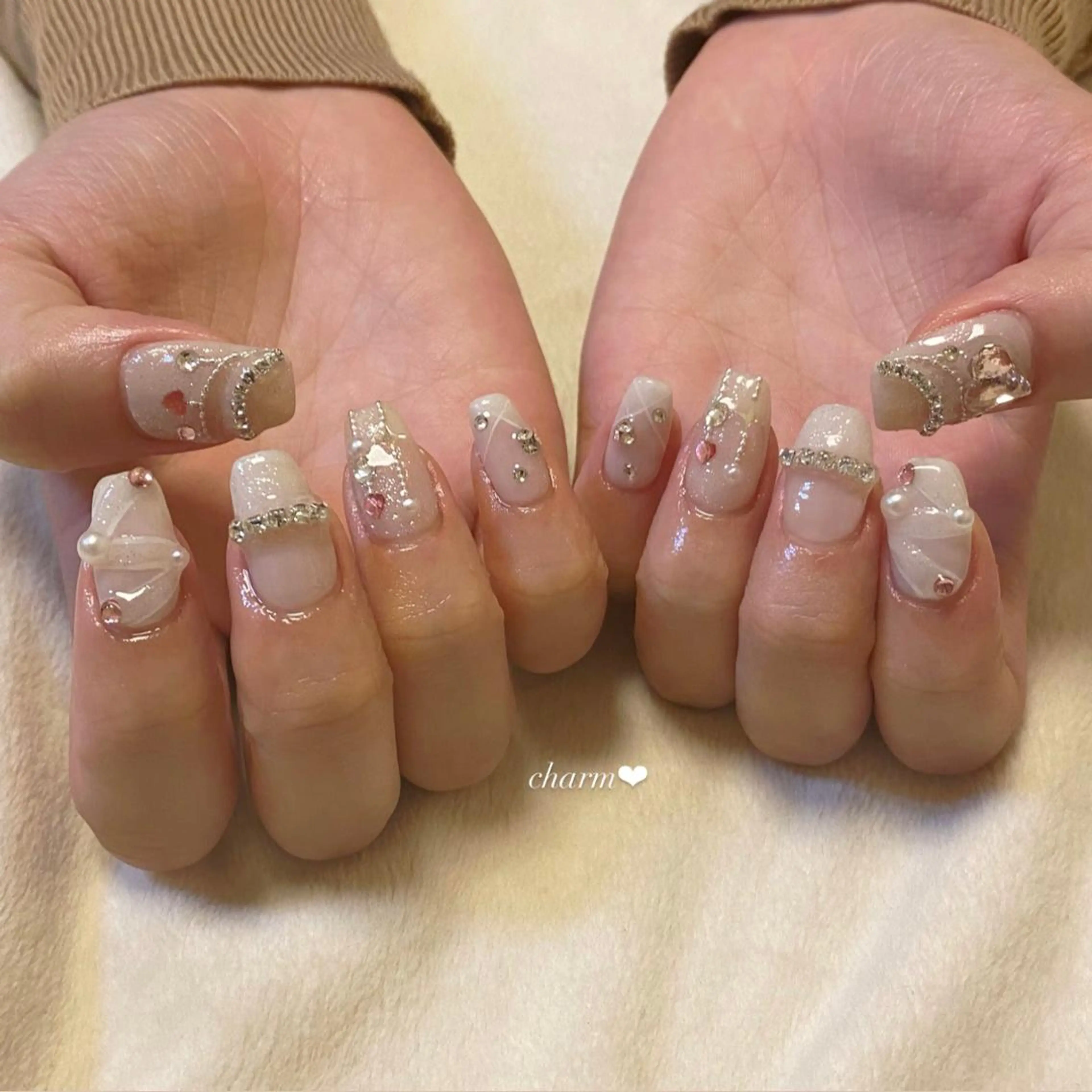 ネイル 冬ネイル クリスマス その他(ネイル) nail salon charmのネイルデザイン