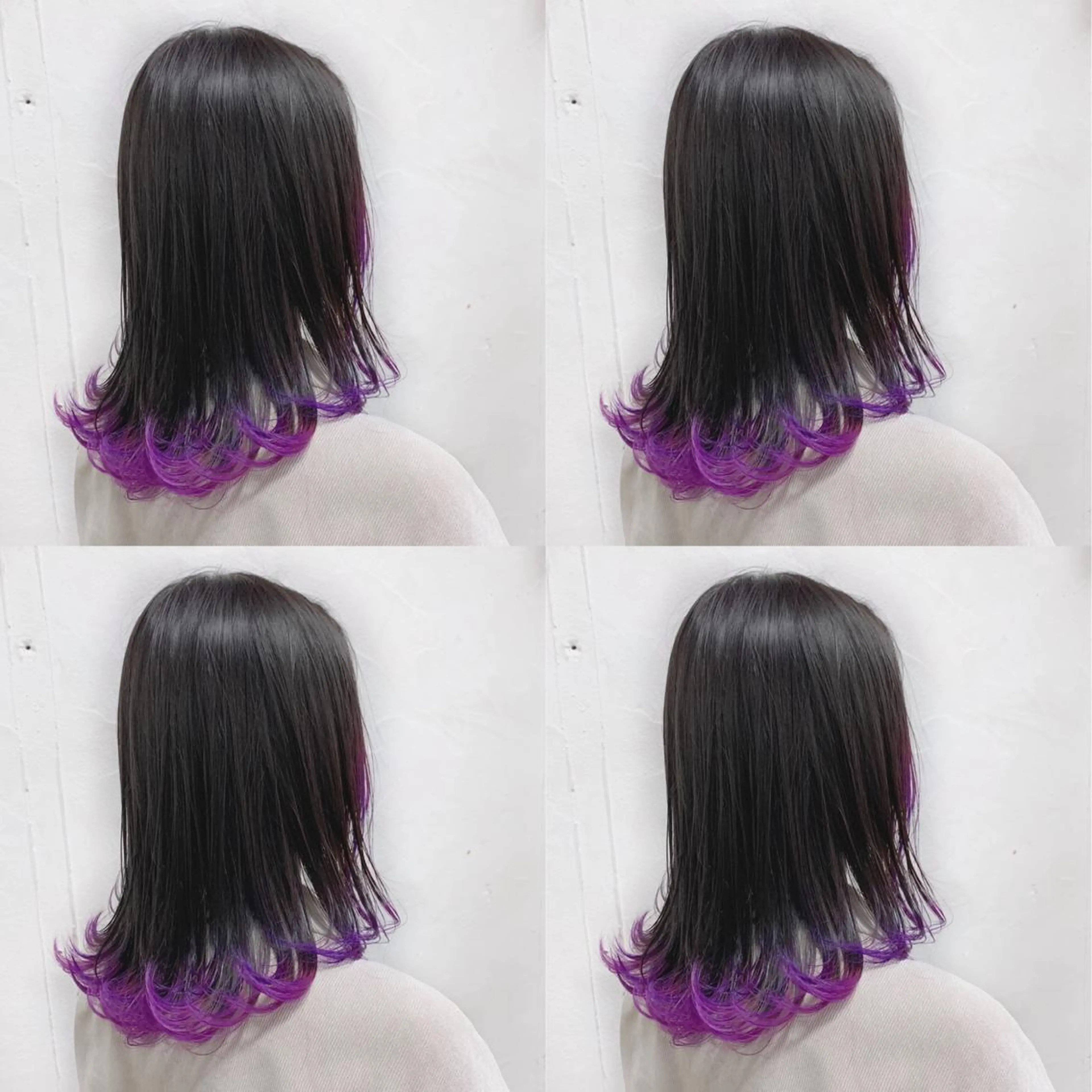 セミロング カラー パープルカラー 透明感カラーが 得意です！NAOKIのヘアスタイル