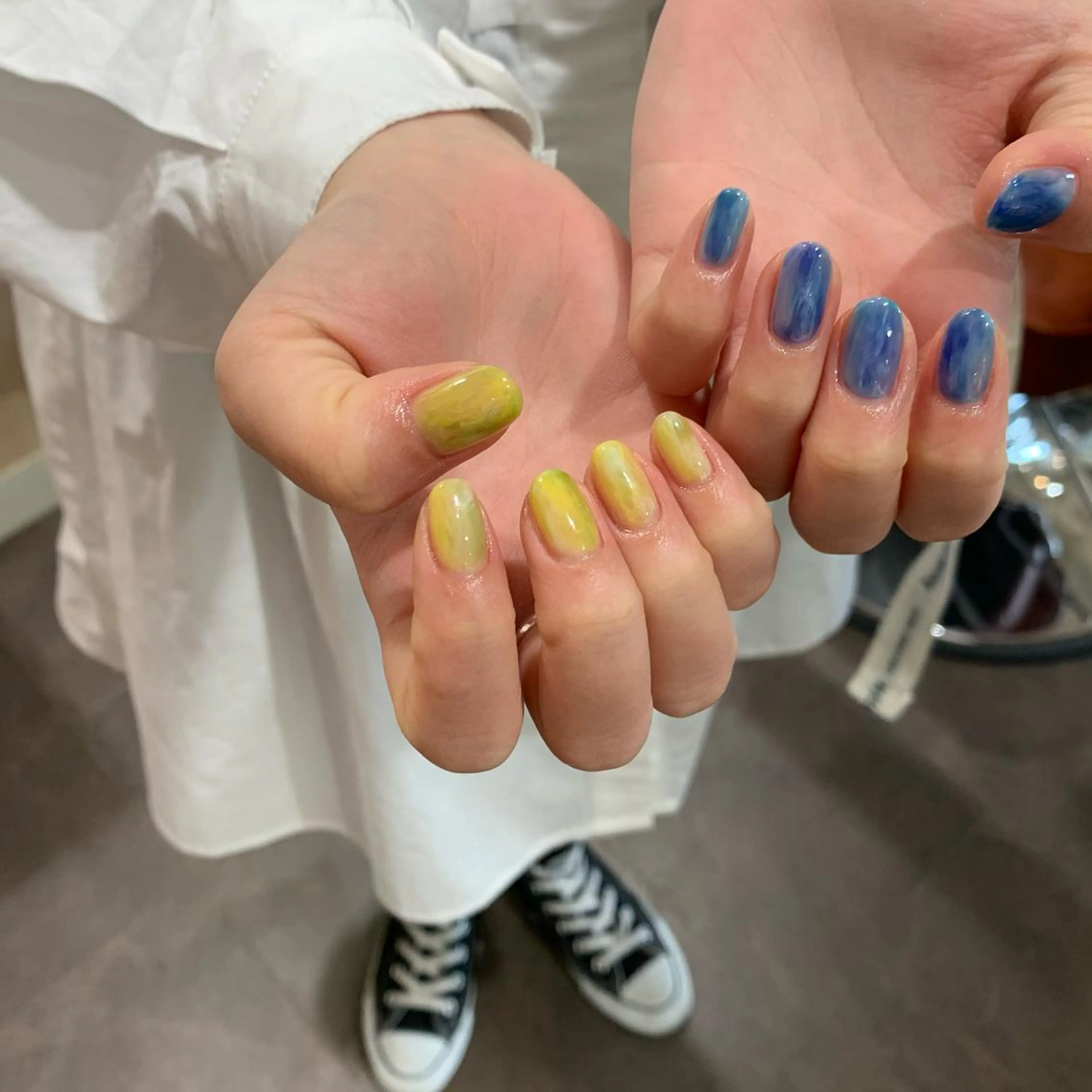 ネイル 持ち込み ハンドネイル 鈴木 まゆのネイルデザイン