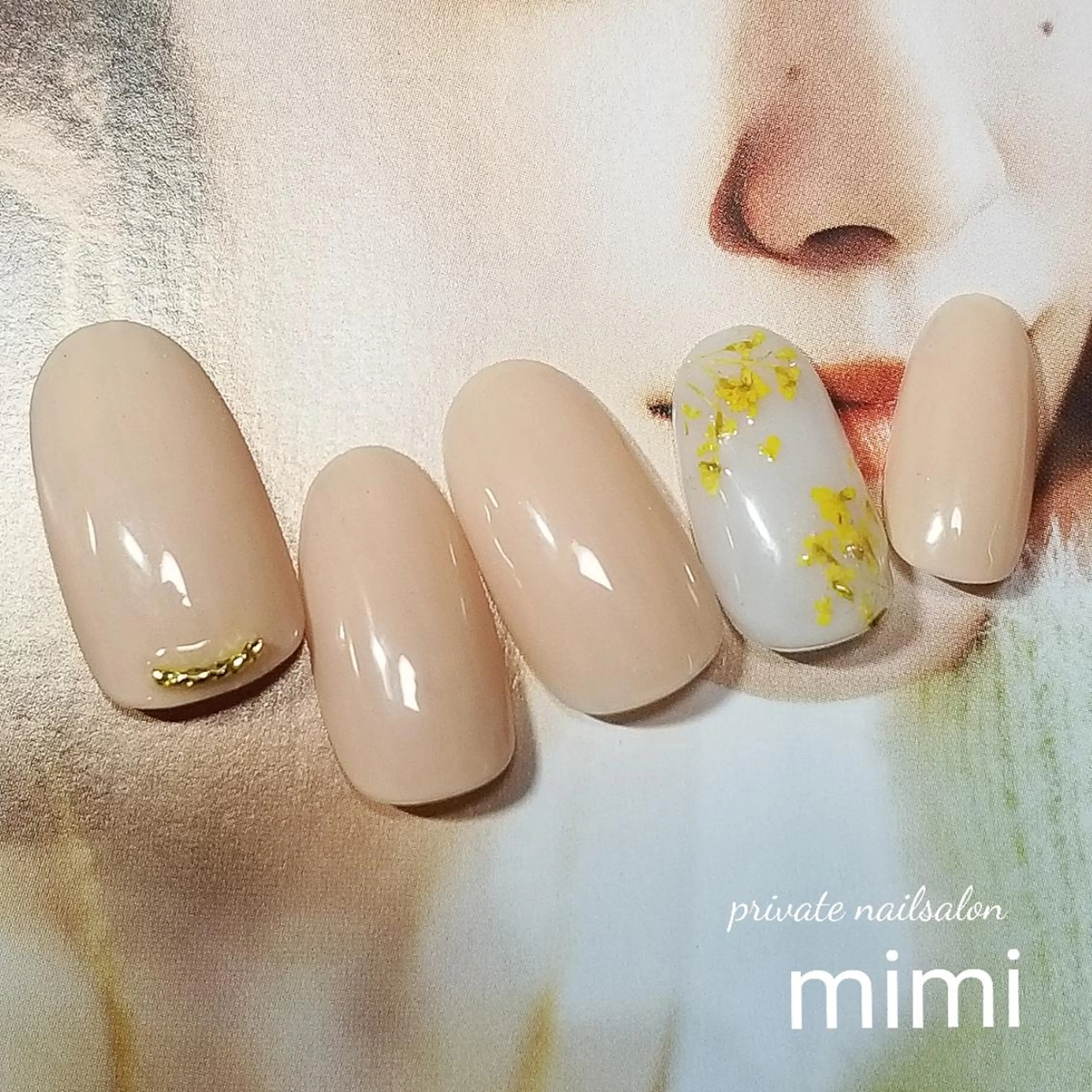 ネイル シンプルネイル 博多ネイル ｍｉｍｉのネイルデザイン