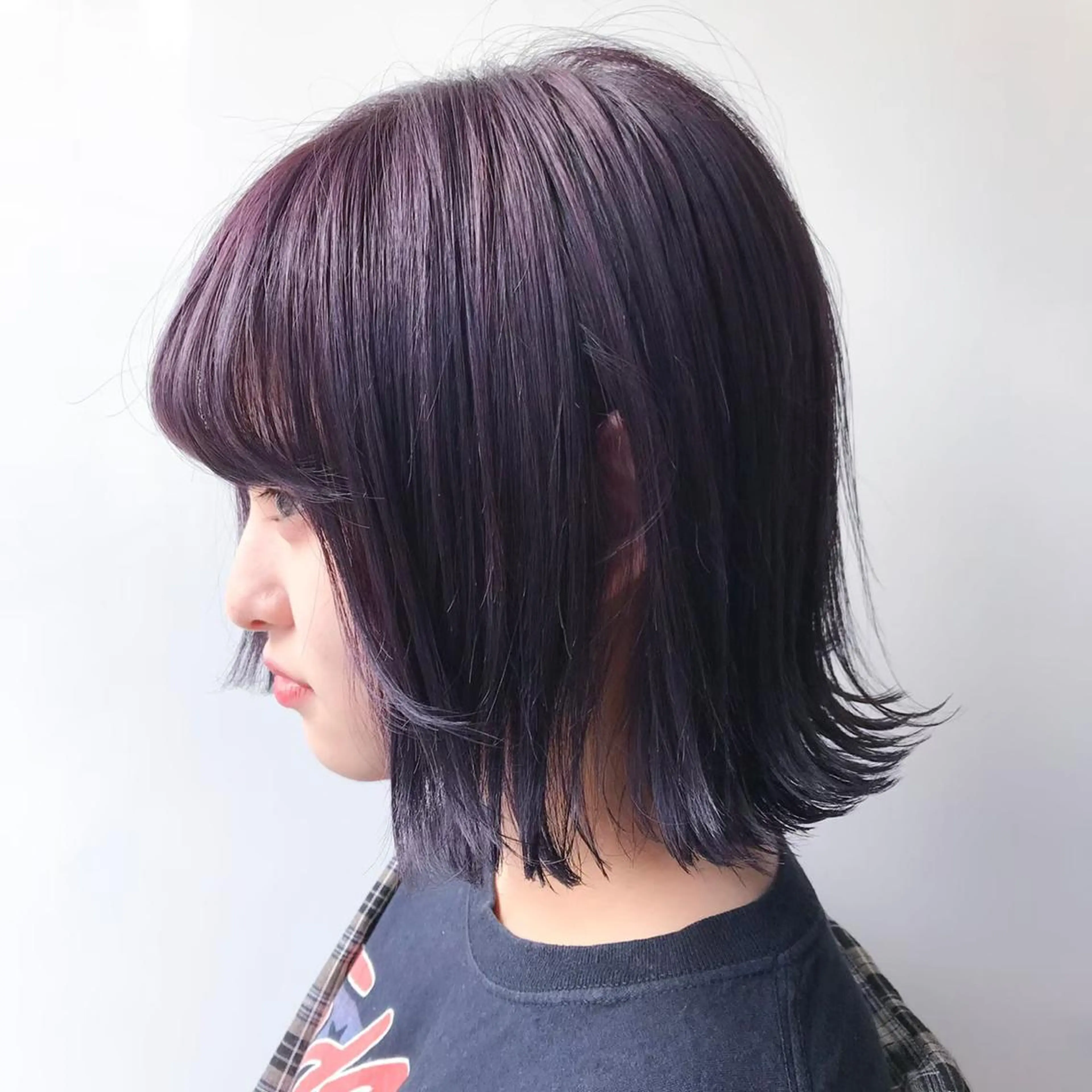 セミロング カット トリートメント ヘッドスパ 透明感♡グレージュ ♡ミルクティー♡のヘアスタイル
