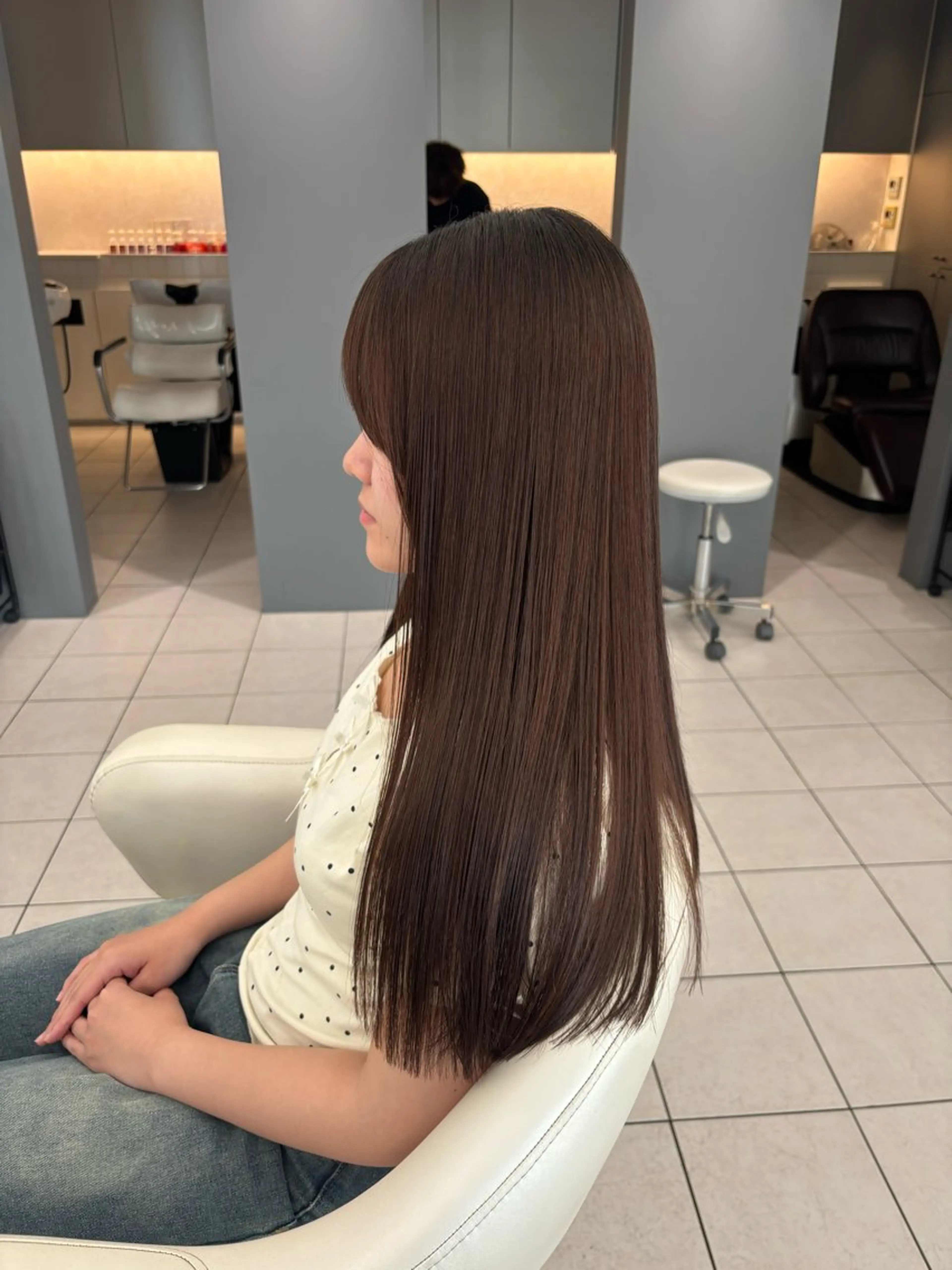 ロング カット Miki❤️✨ ツヤカラー🪄🫧のヘアスタイル