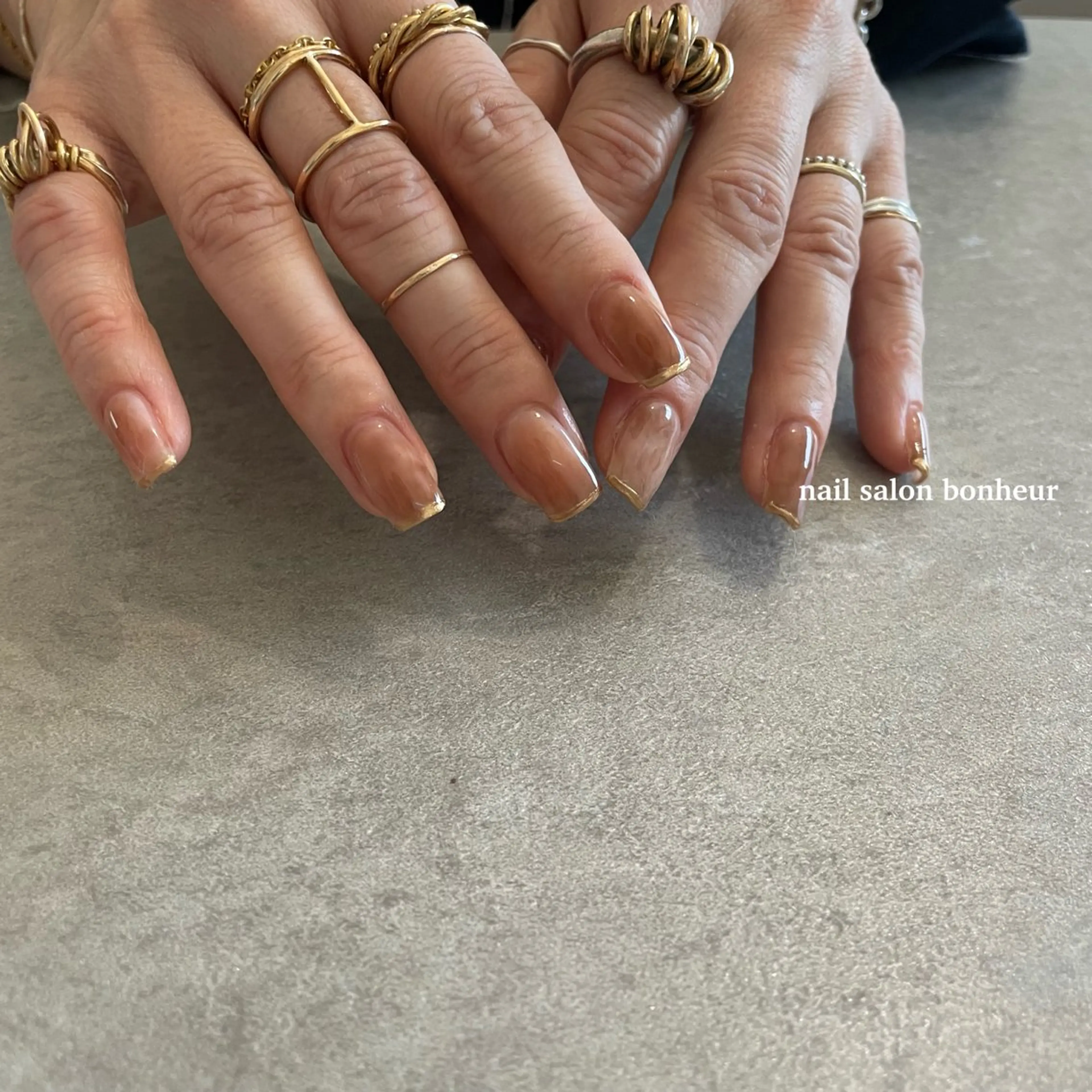 ネイル ハンドネイル nail salon bonheurのネイルデザイン