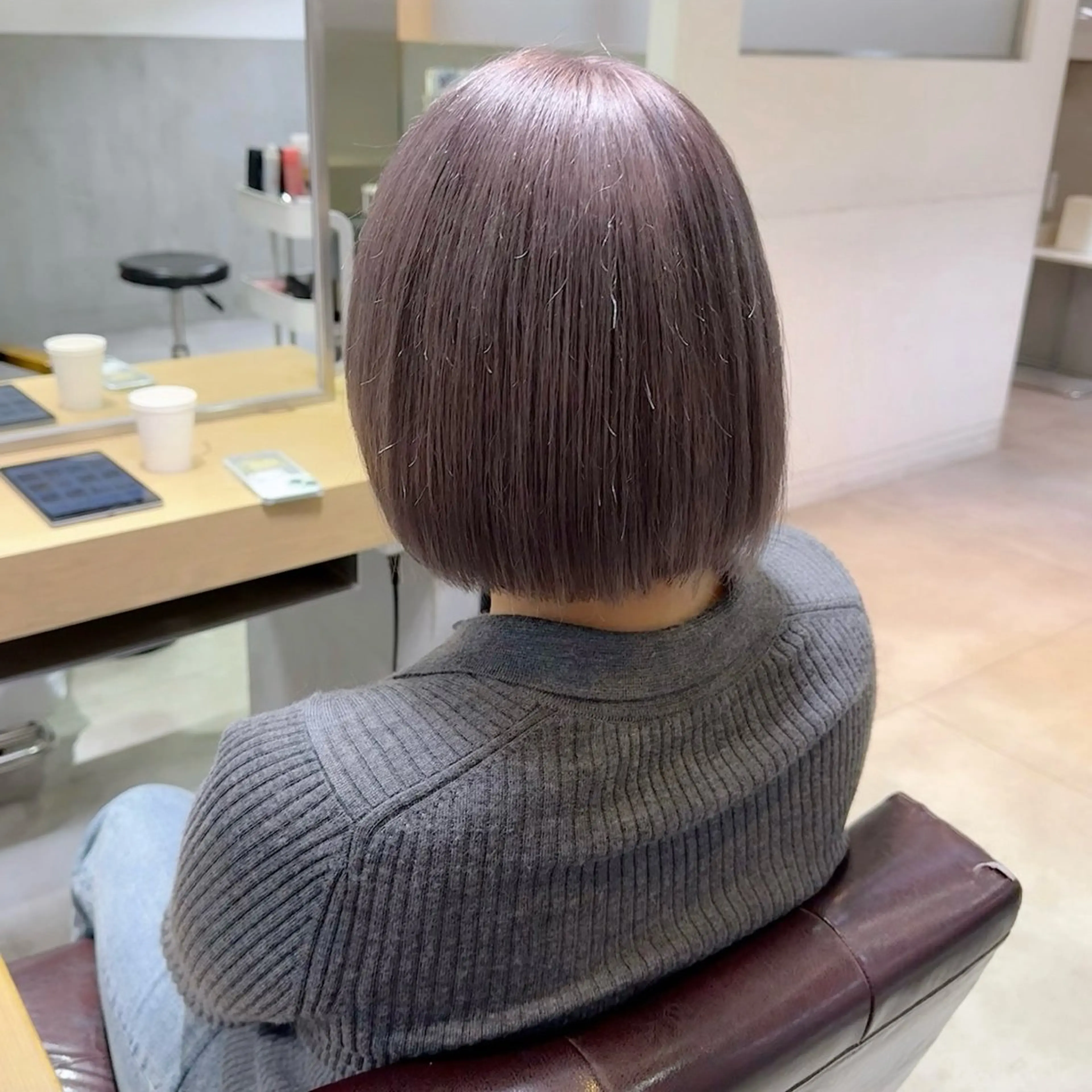 ショート カラー カット ヘアカラー Alea by little 横浜所属・♡🌚垢抜け艶カラー Shiori🌝♡のヘアスタイル