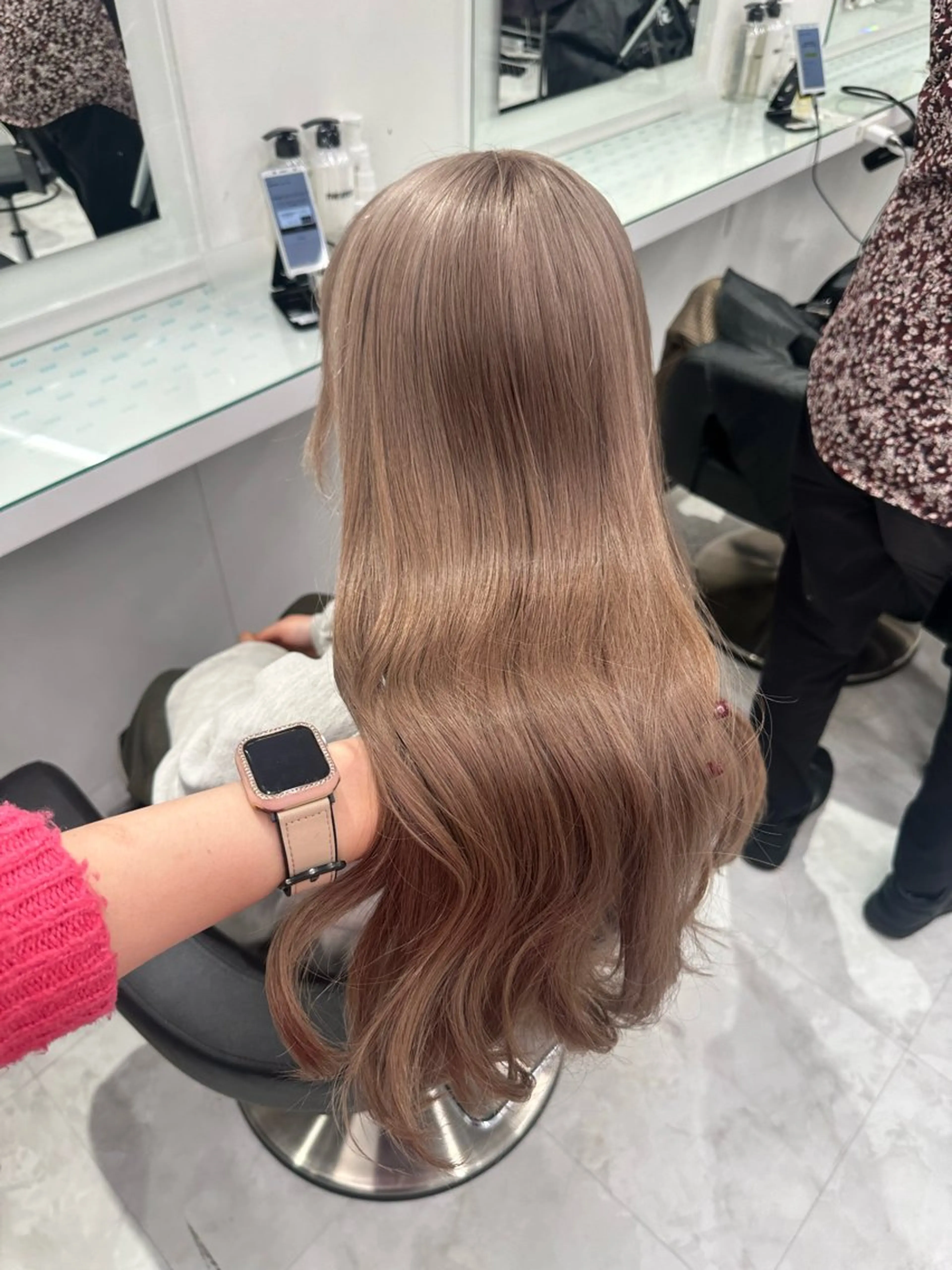 カラー マンツーマン/原宿/ 透明感カラー⭐️のヘアスタイル