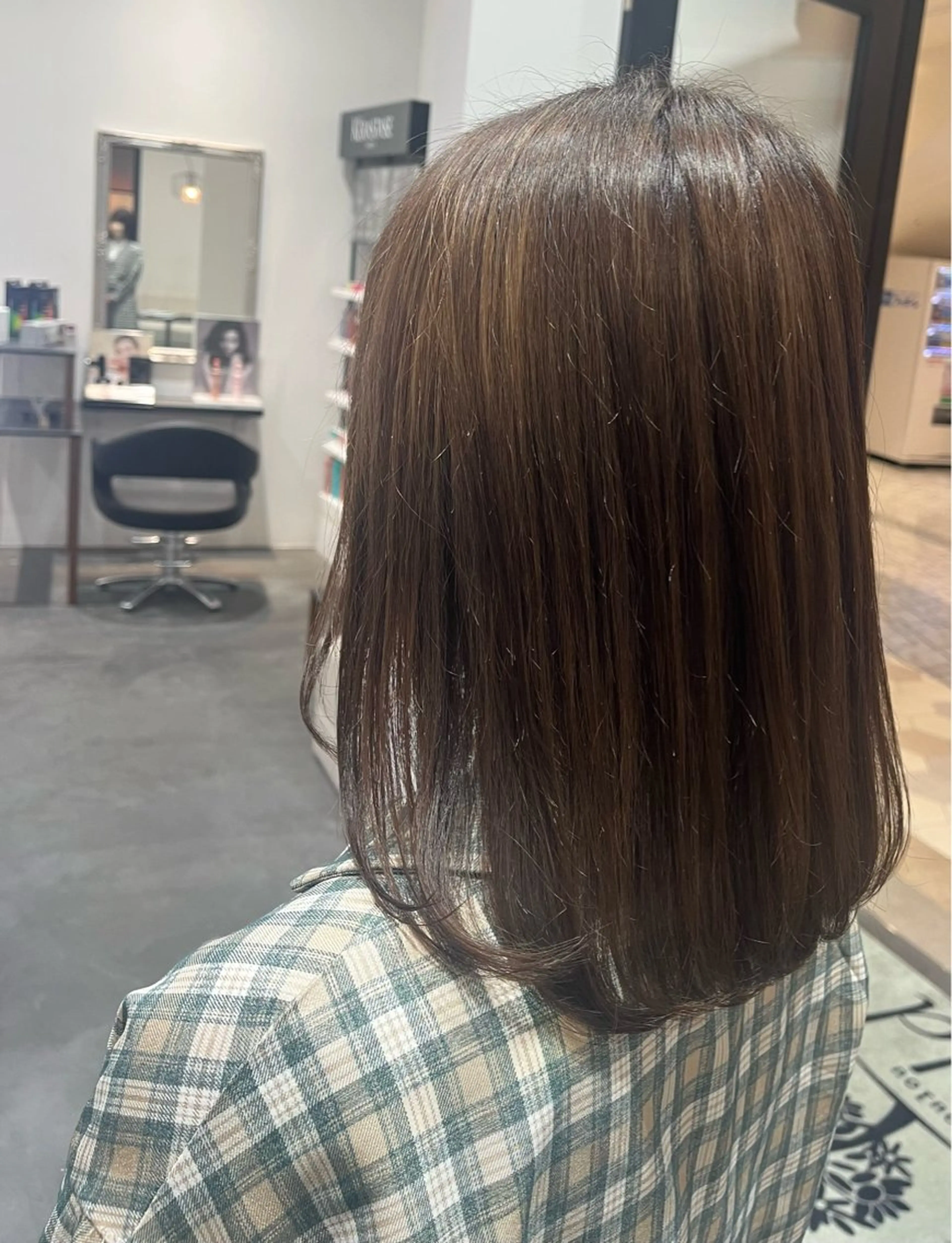 ミディアム カット ヘアカラー トリートメント hair salon rita 野々市所属・中野 幹也のヘアスタイル