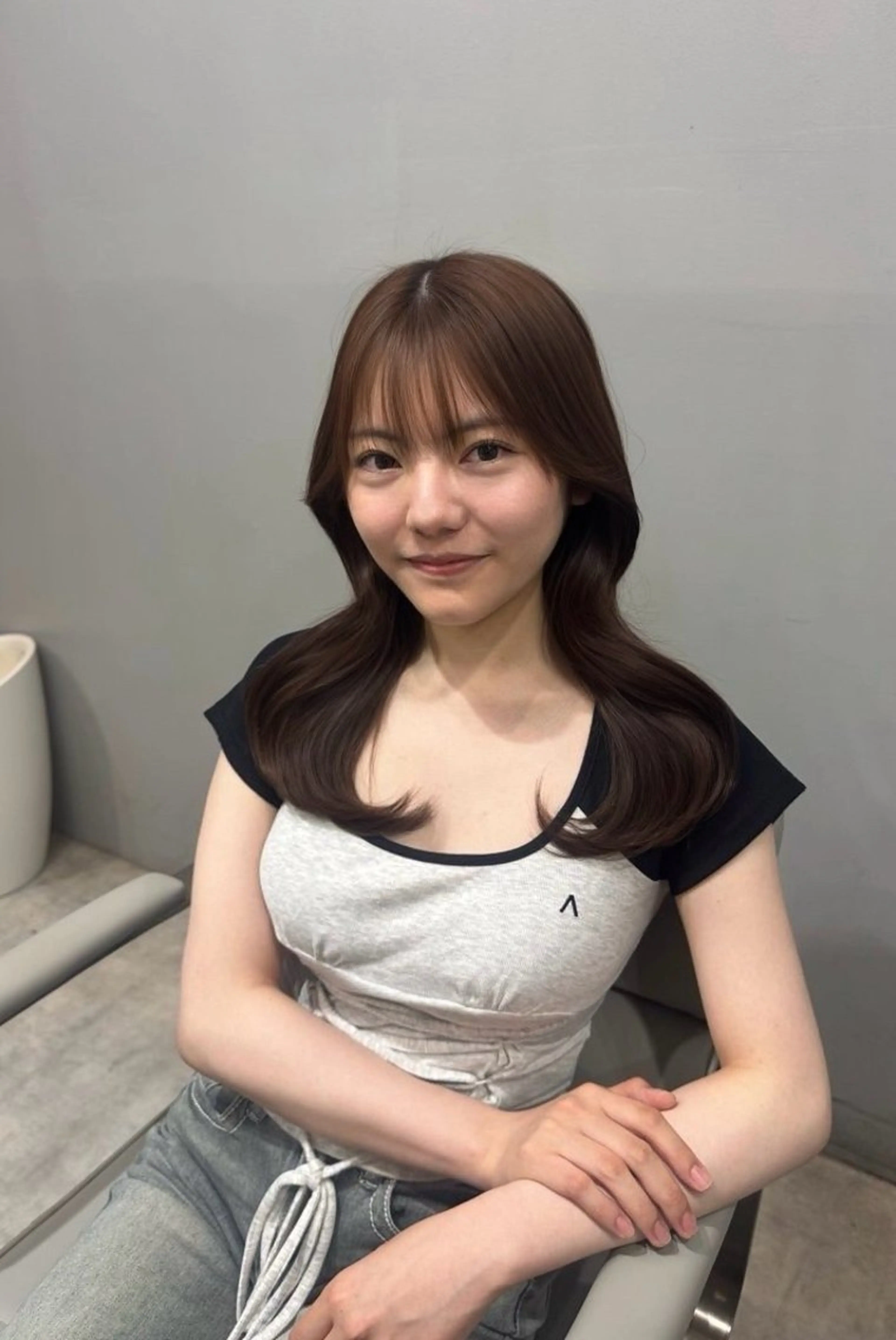 ロング Sakura❤︎/ 透明感カラーのヘアスタイル