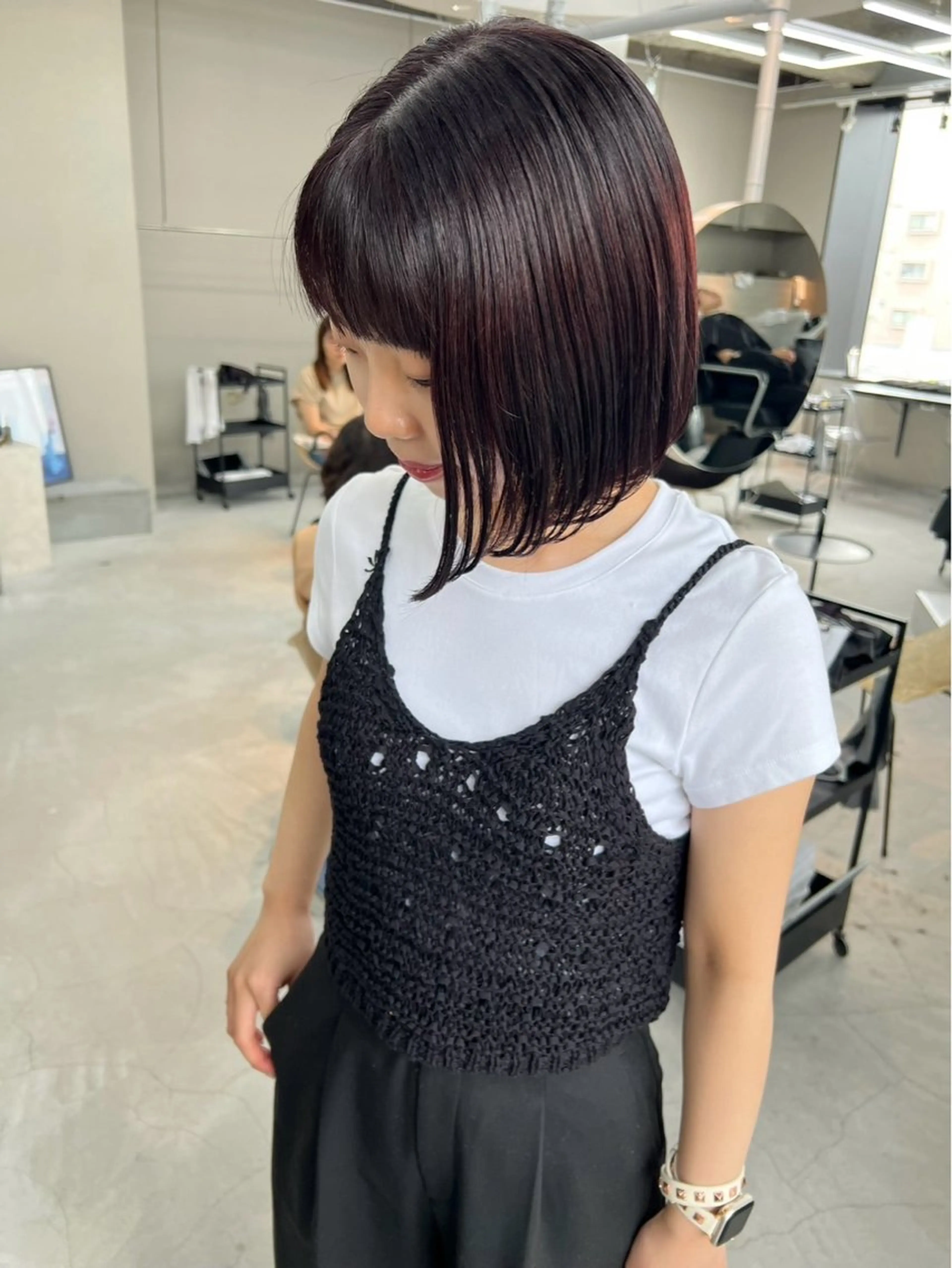 ショート ヘアカラー kurune所属・kurune chikaのヘアスタイル