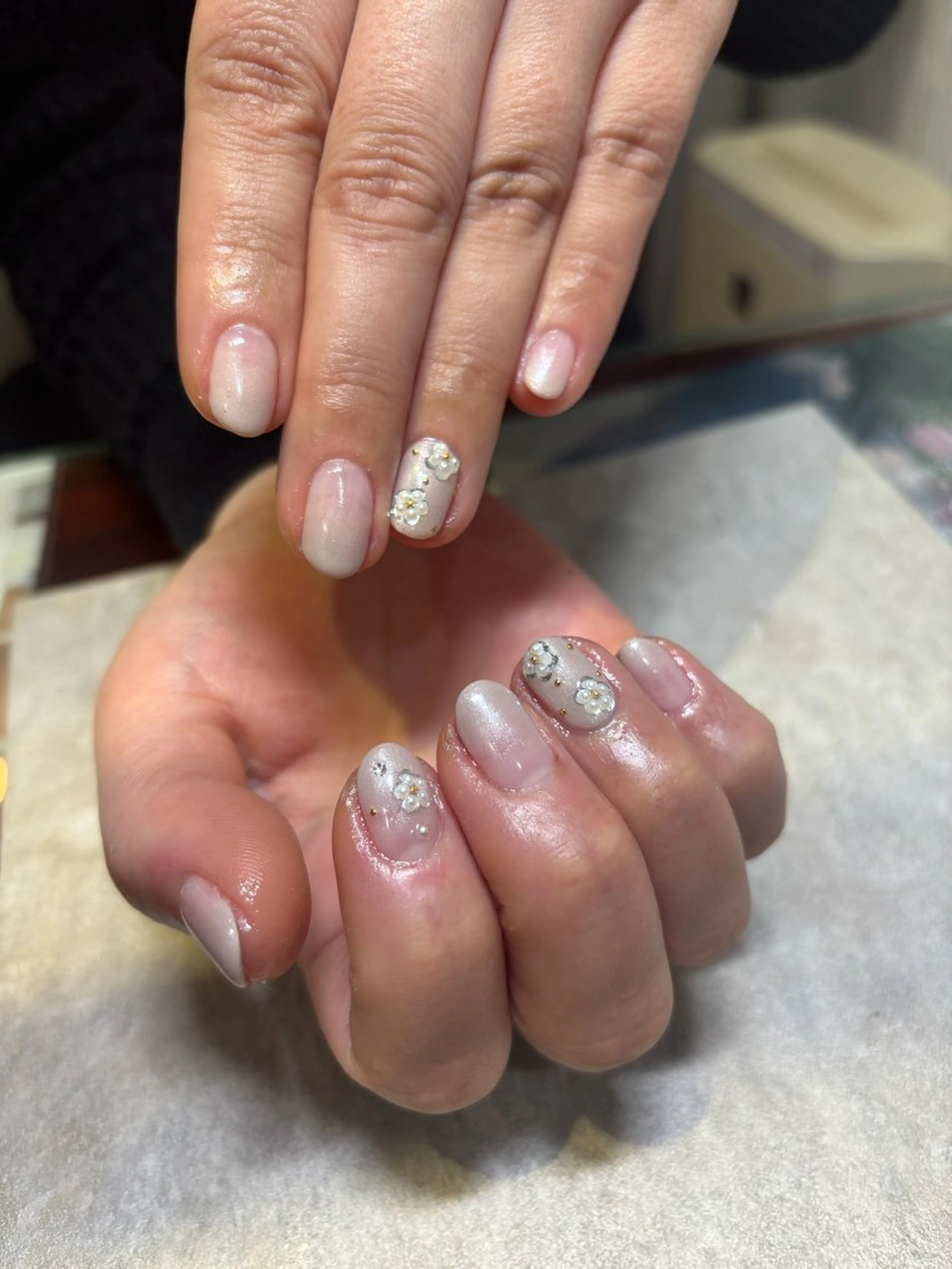 ネイル ストーンネイル ハンドネイル LICO NAIL&EYELASH所属・Lico Ryoのネイルデザイン