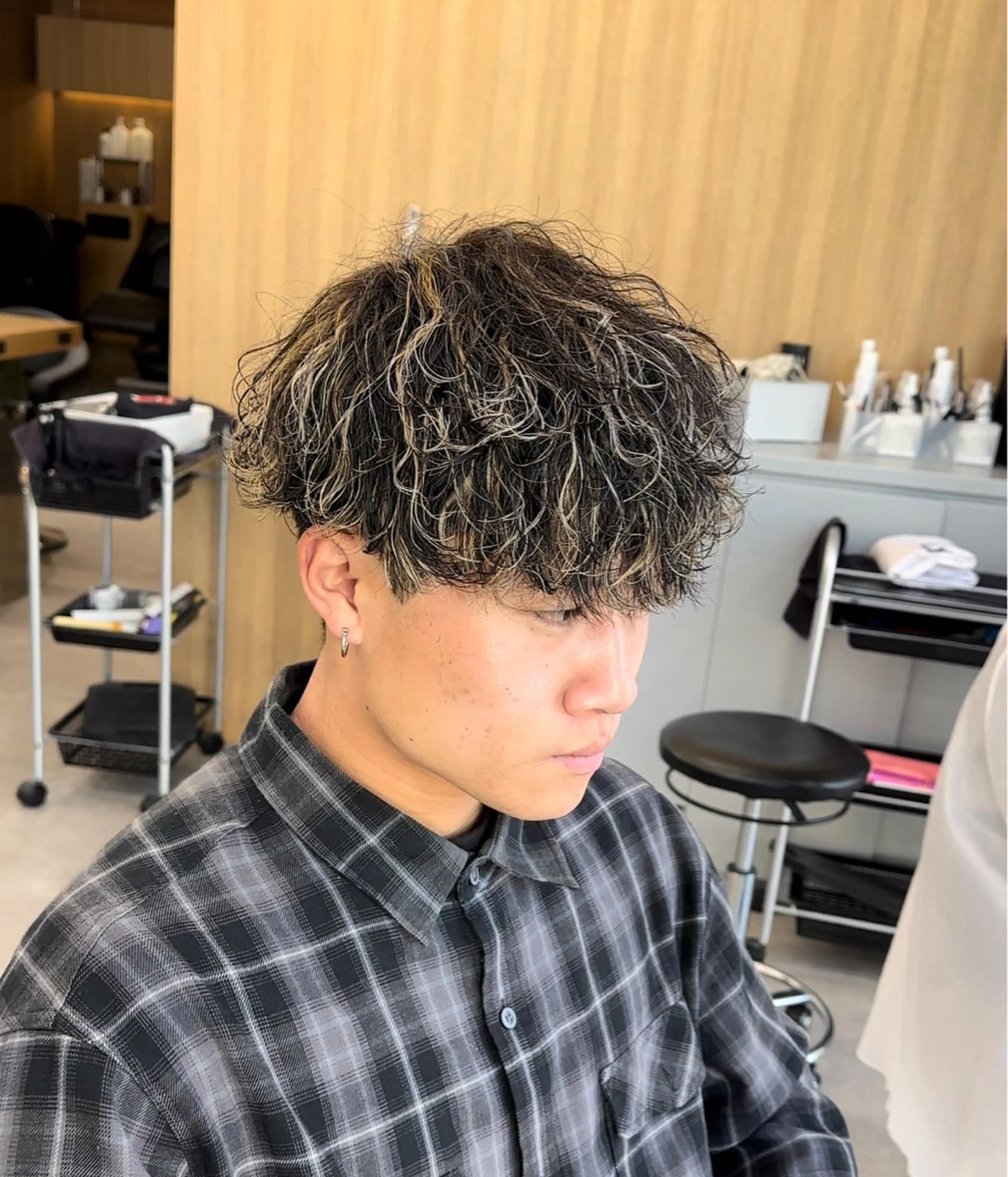 カラー パーマ メンズ カット パーマ 🌟あゆ🌟 女子ウケスタイルのヘアスタイル