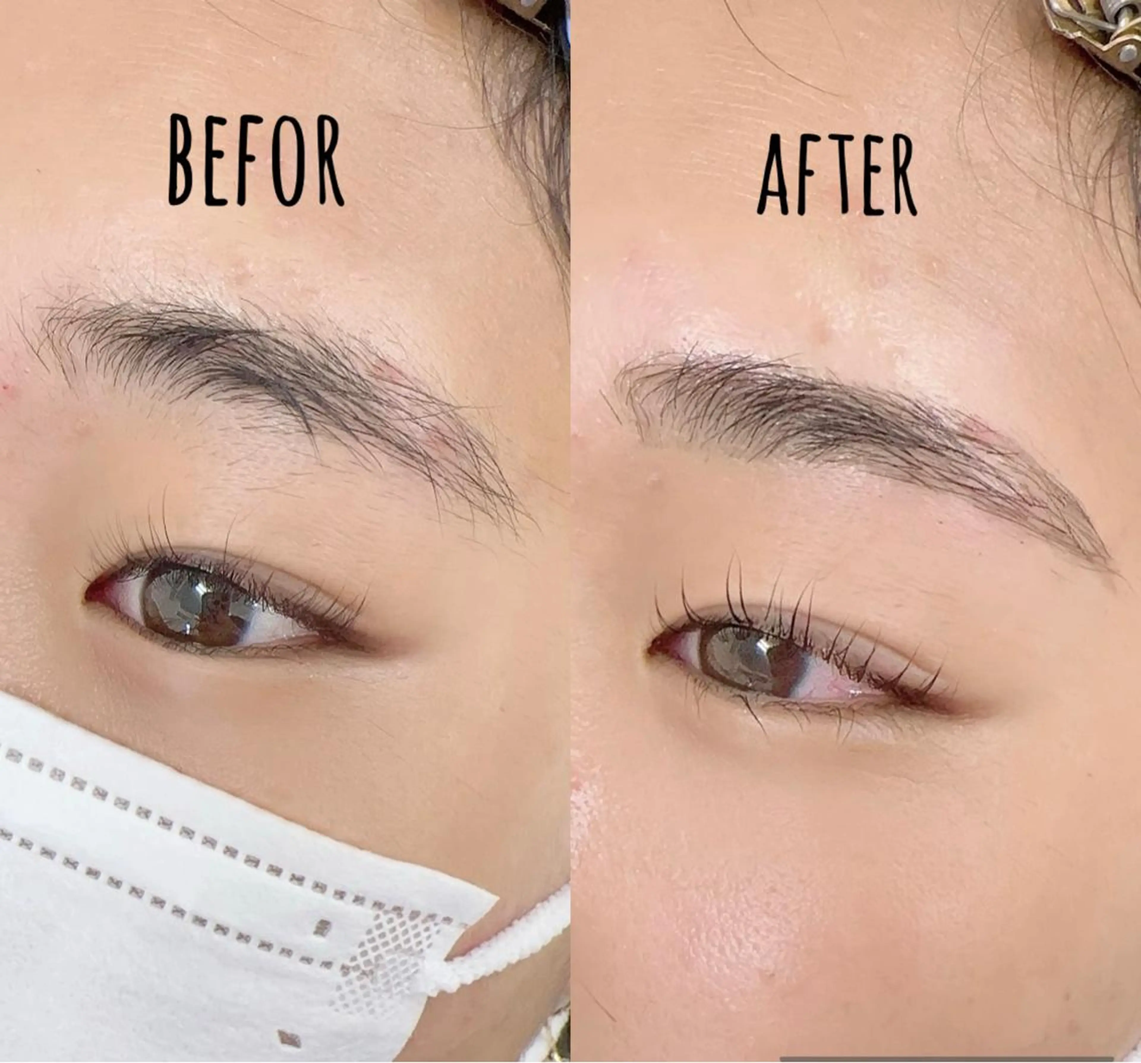 マツエク・マツパ アイブロウ eyelist mikiのマツエク・マツパデザイン