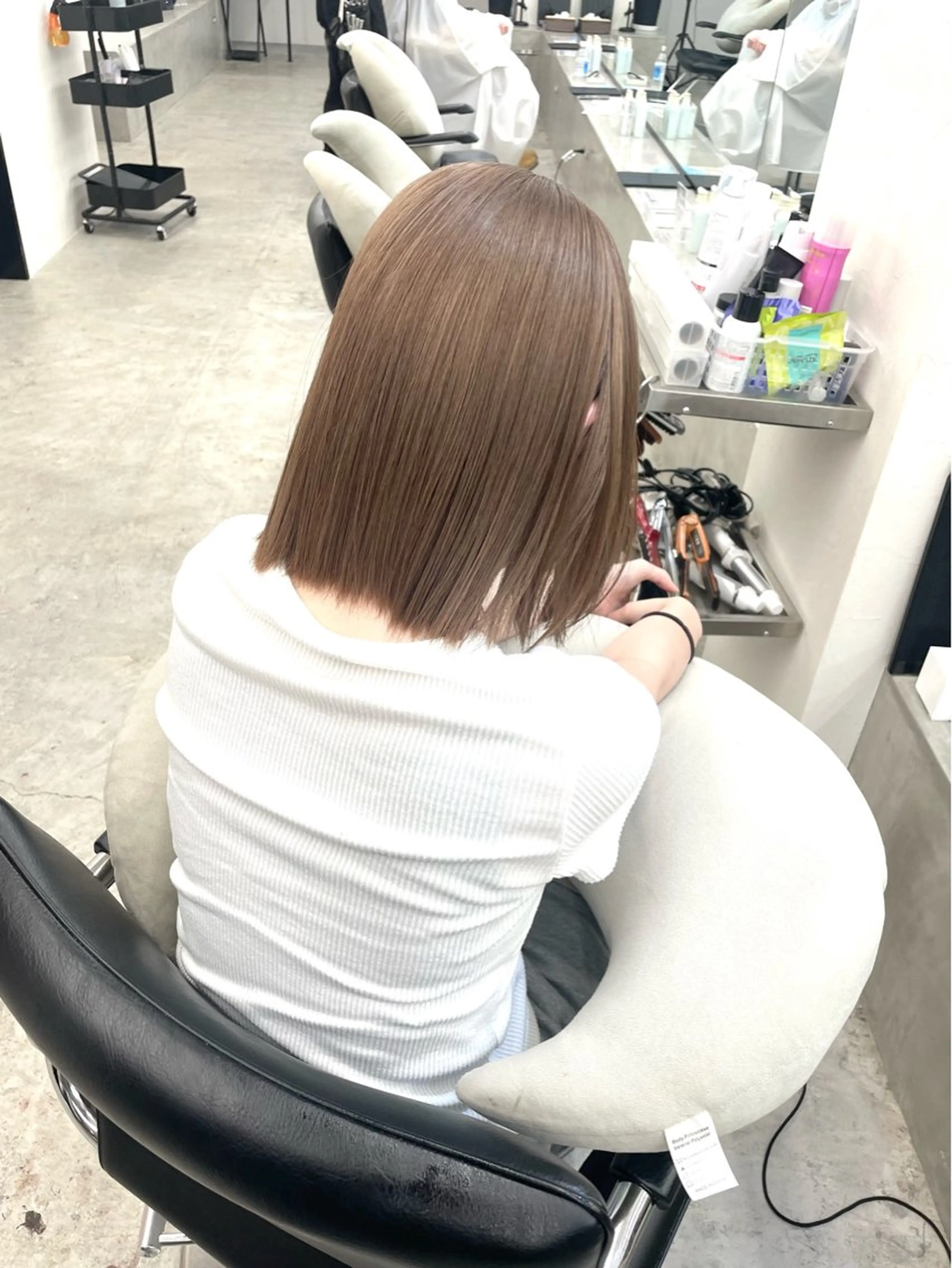 ミディアム カラー 大人可愛い/透明感 カラー🐰RINAのヘアスタイル
