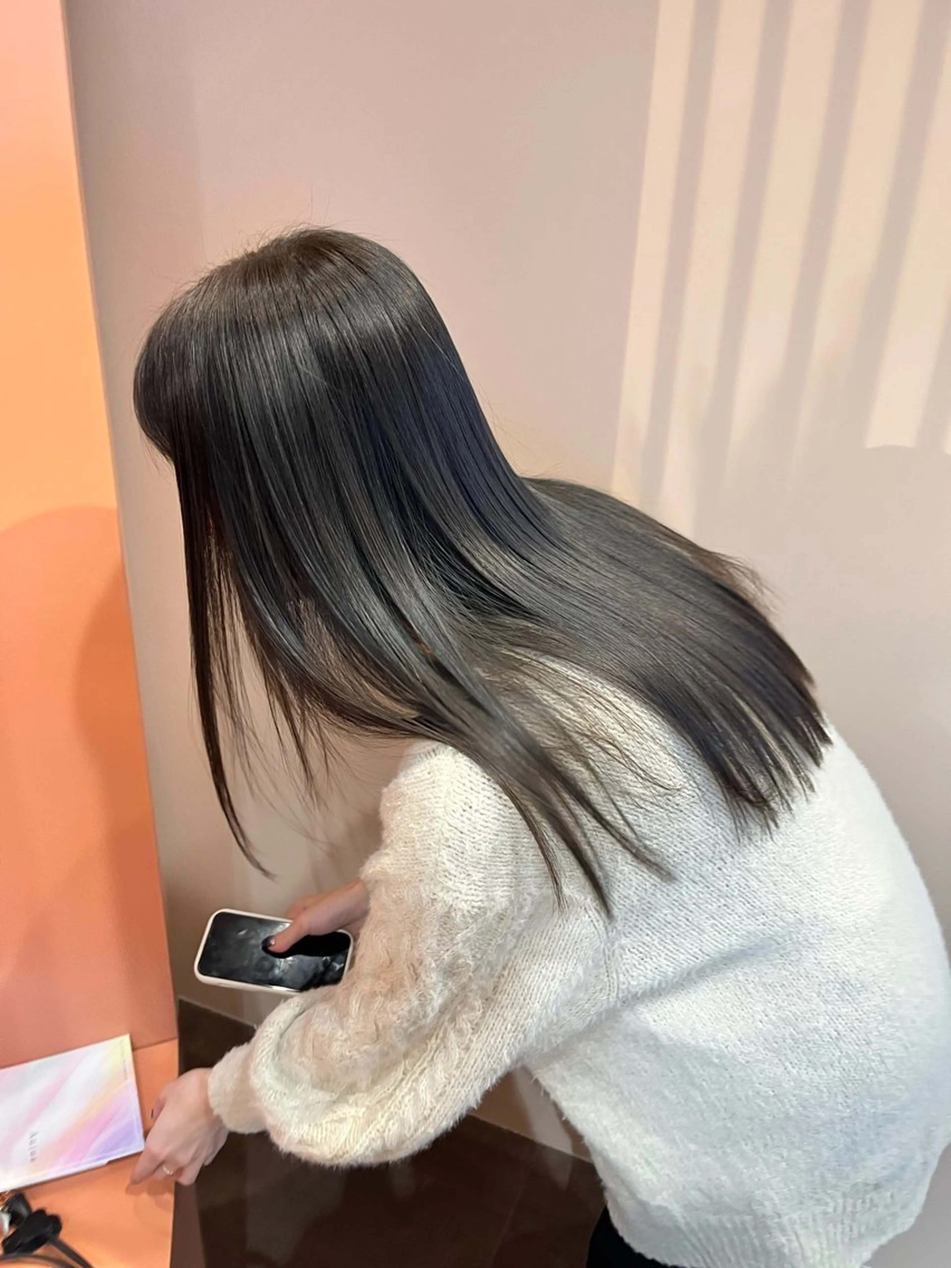 ロング カラー パーマ グレージュ ヘアカラー トリートメント L’me  TOKYO by youres所属・L'me tokyo 髪質改善🫧木村美姫のヘアスタイル
