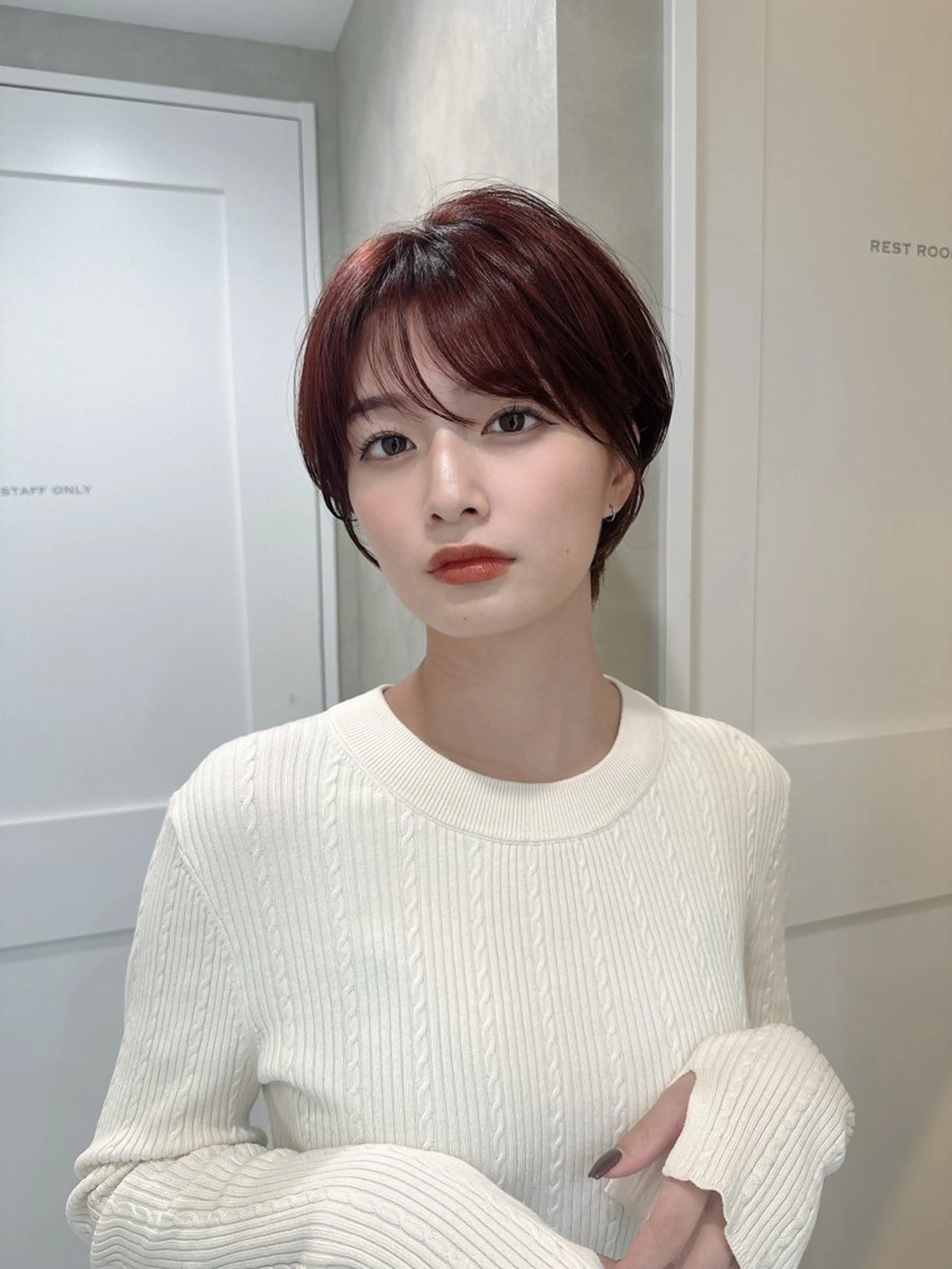 ショート カラー カット ヘアカラー トリートメント Cloe所属・久世 聡のヘアスタイル