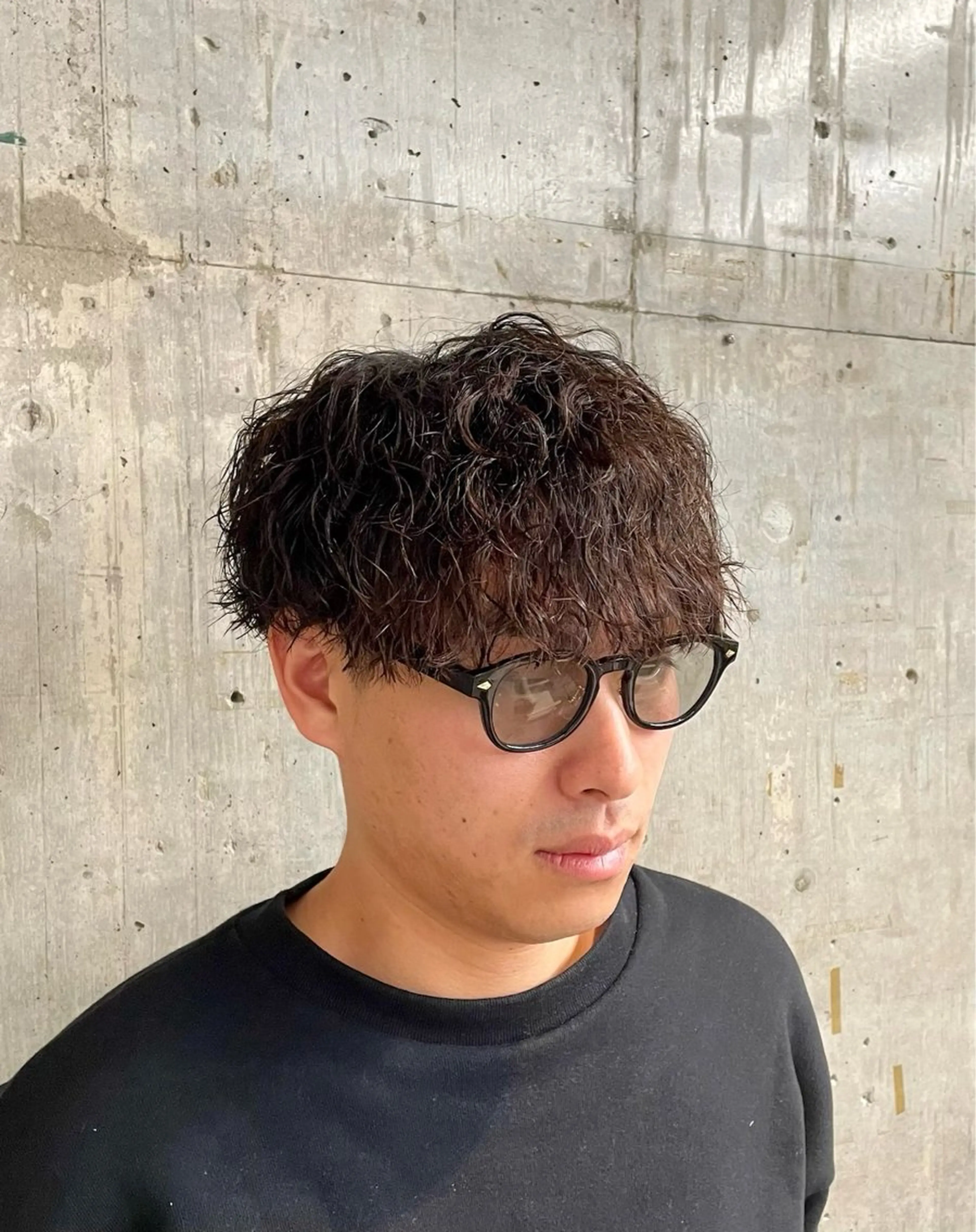 ショート カラー パーマ メンズ 🎧シャドウパーマ/ SOUMA🎧のヘアスタイル