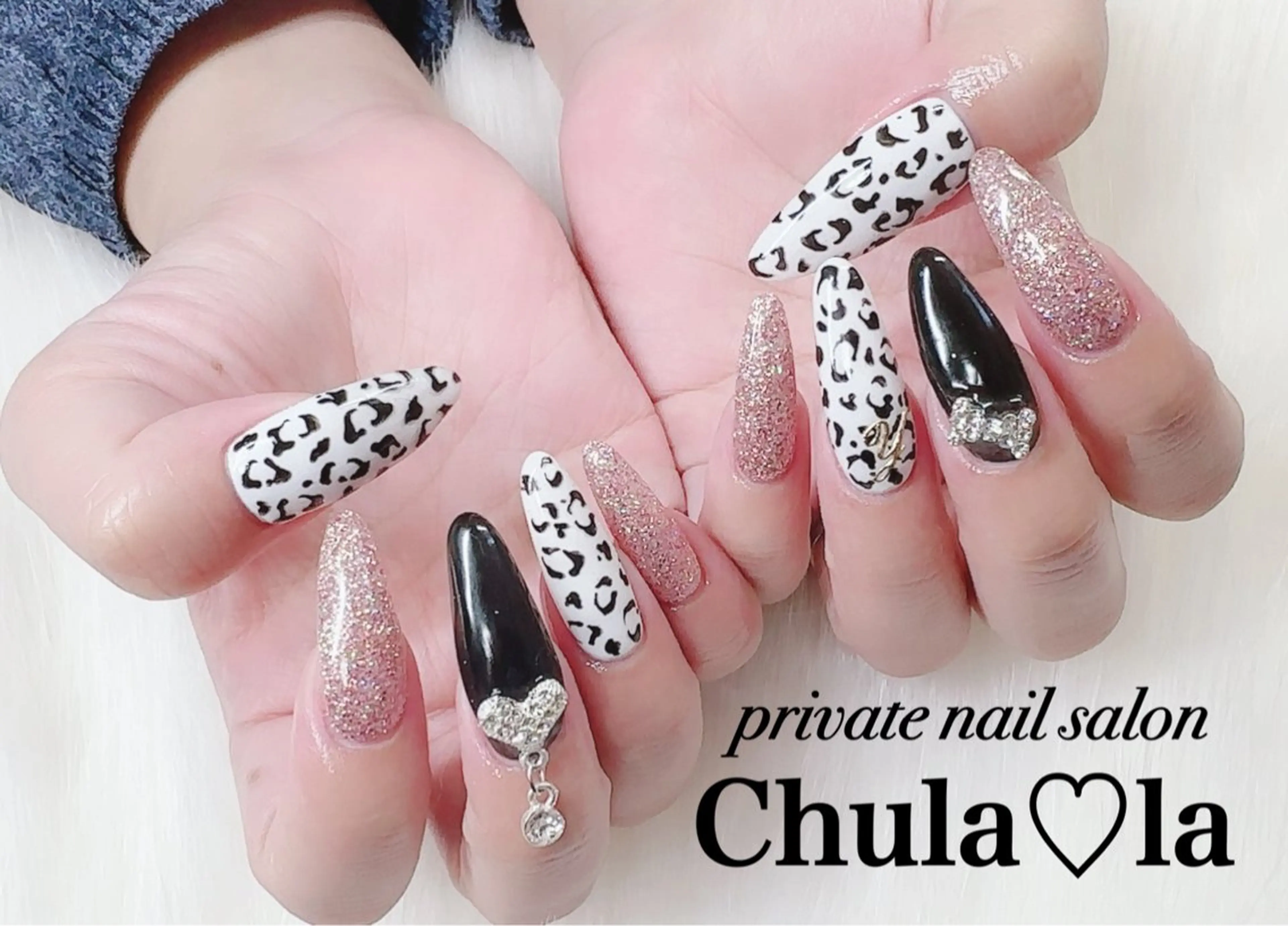 ネイル ロングネイル ハンドネイル Chula♡la 豊見城市高安のネイルデザイン