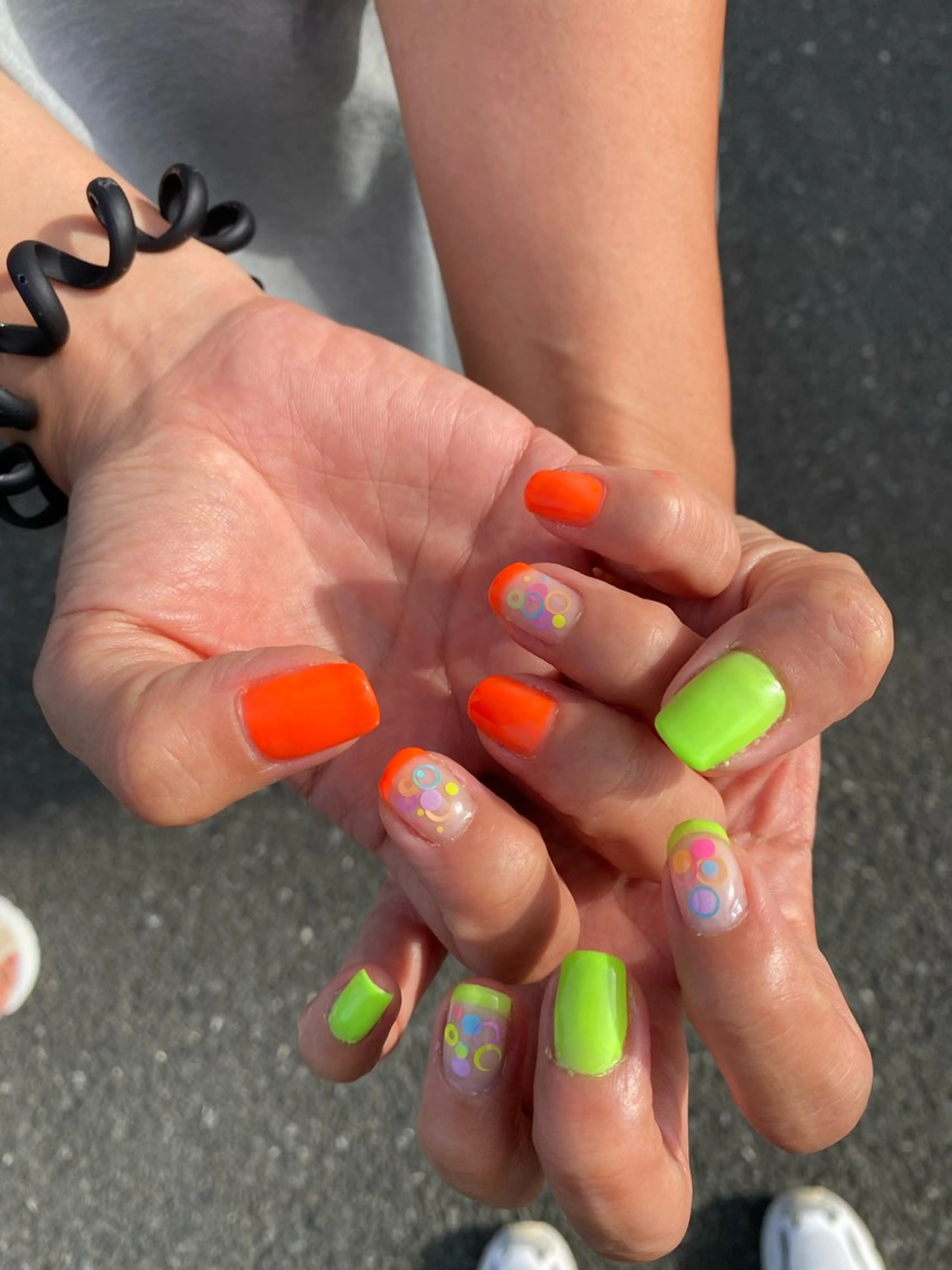 ネイル オレンジ 住宅街のねいる屋さん R.G  NAILのネイルデザイン