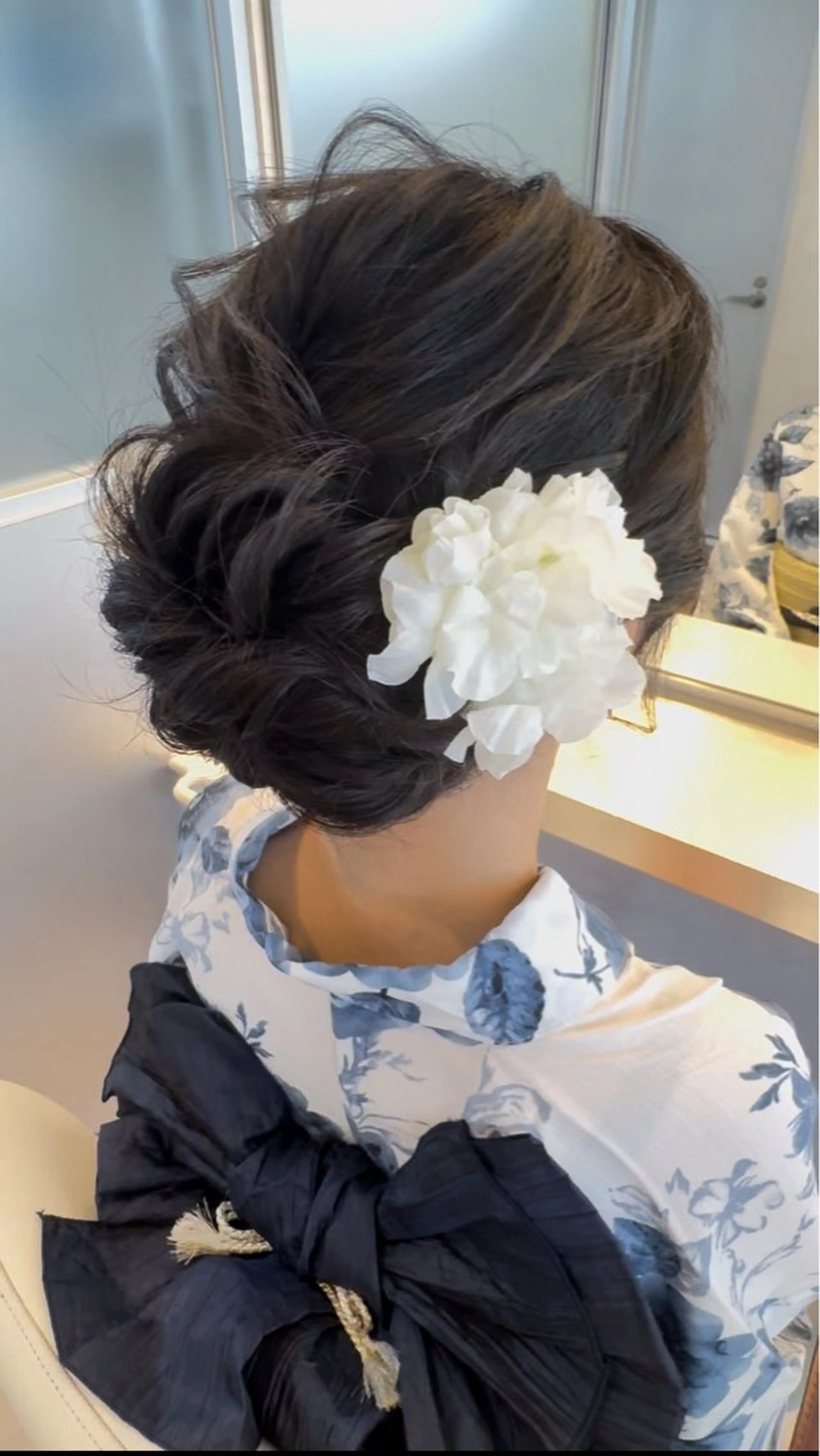 花火大会ヘアセット🎆の写真