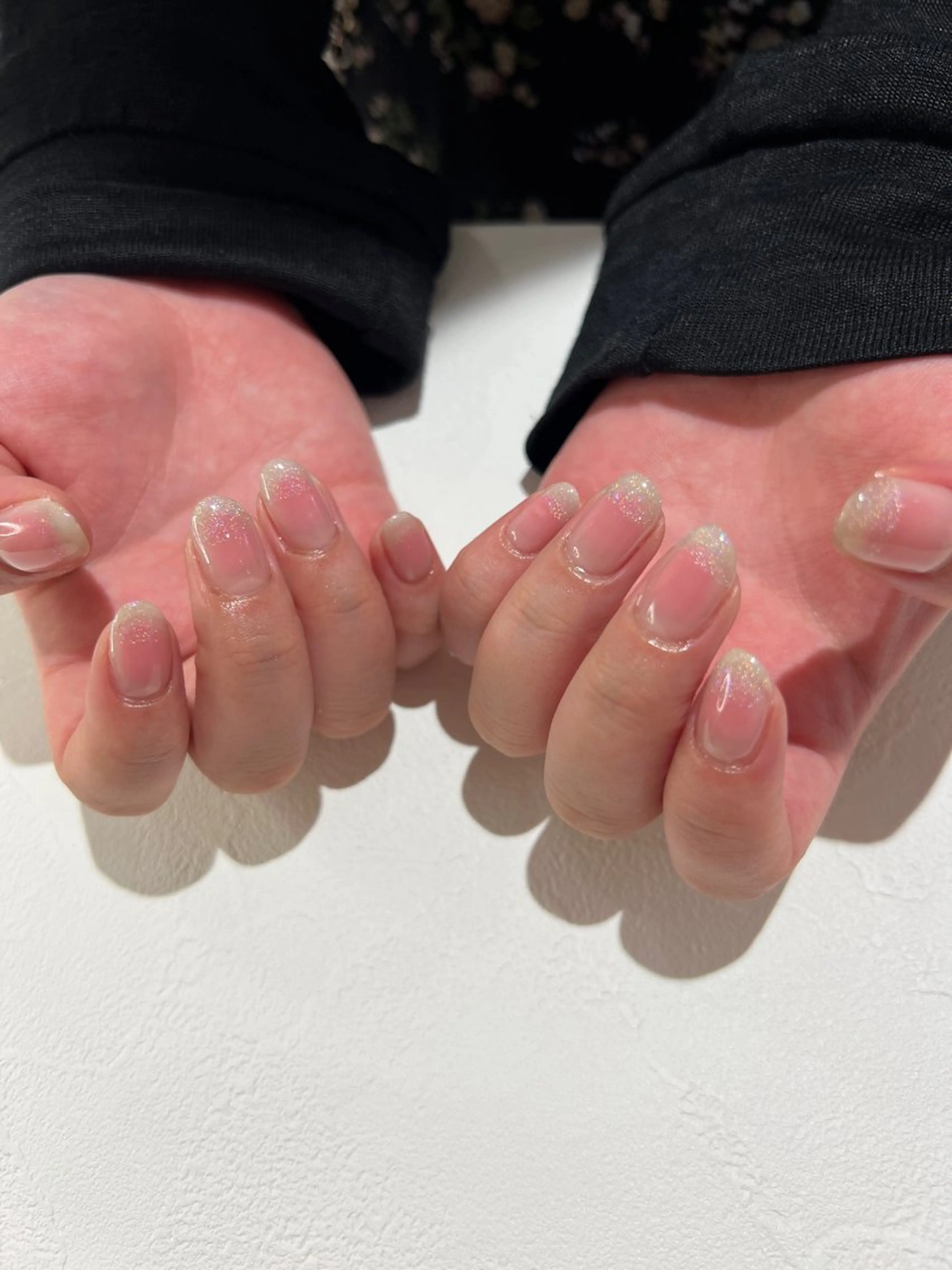 ネイル チークネイル ハンドネイル 個性派ニュアンス nuts nail所属・【池袋】nuts nail　なつみのネイルデザイン