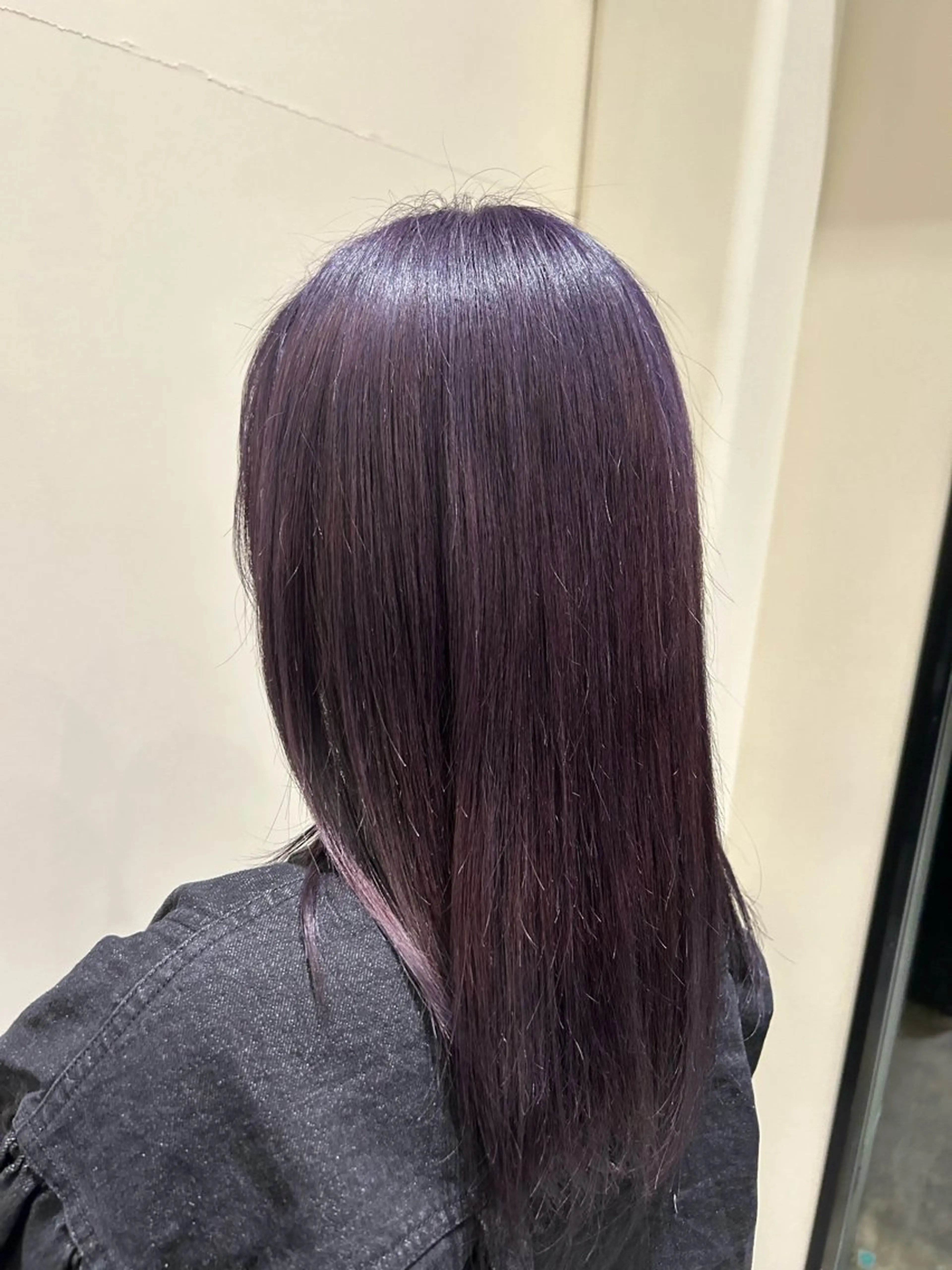 セミロング ヘアカラー 嶋崎 楓也のヘアスタイル