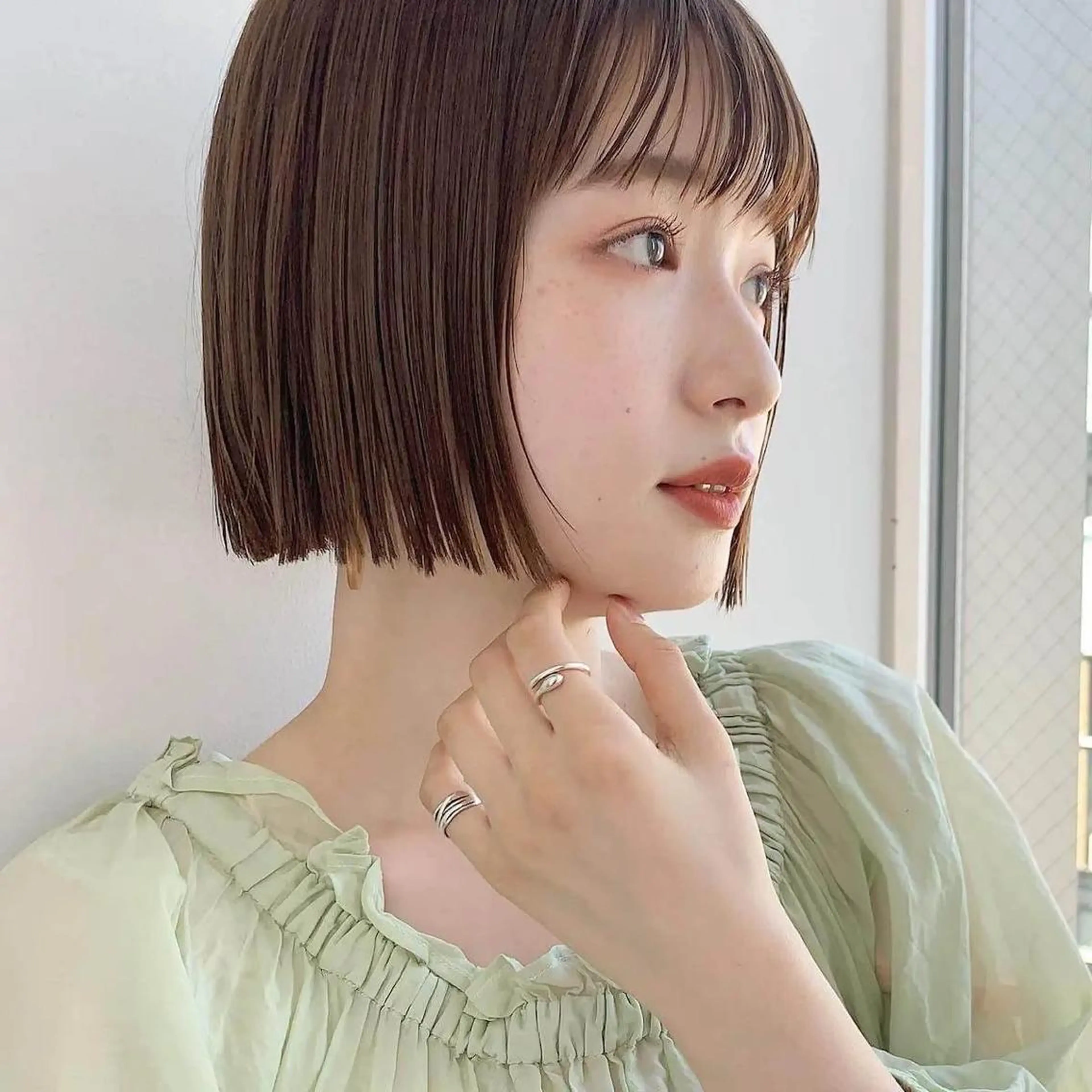 ミディアム ヘアアレンジ ボブ kazane｜ 🪽艶感× hairのヘアスタイル