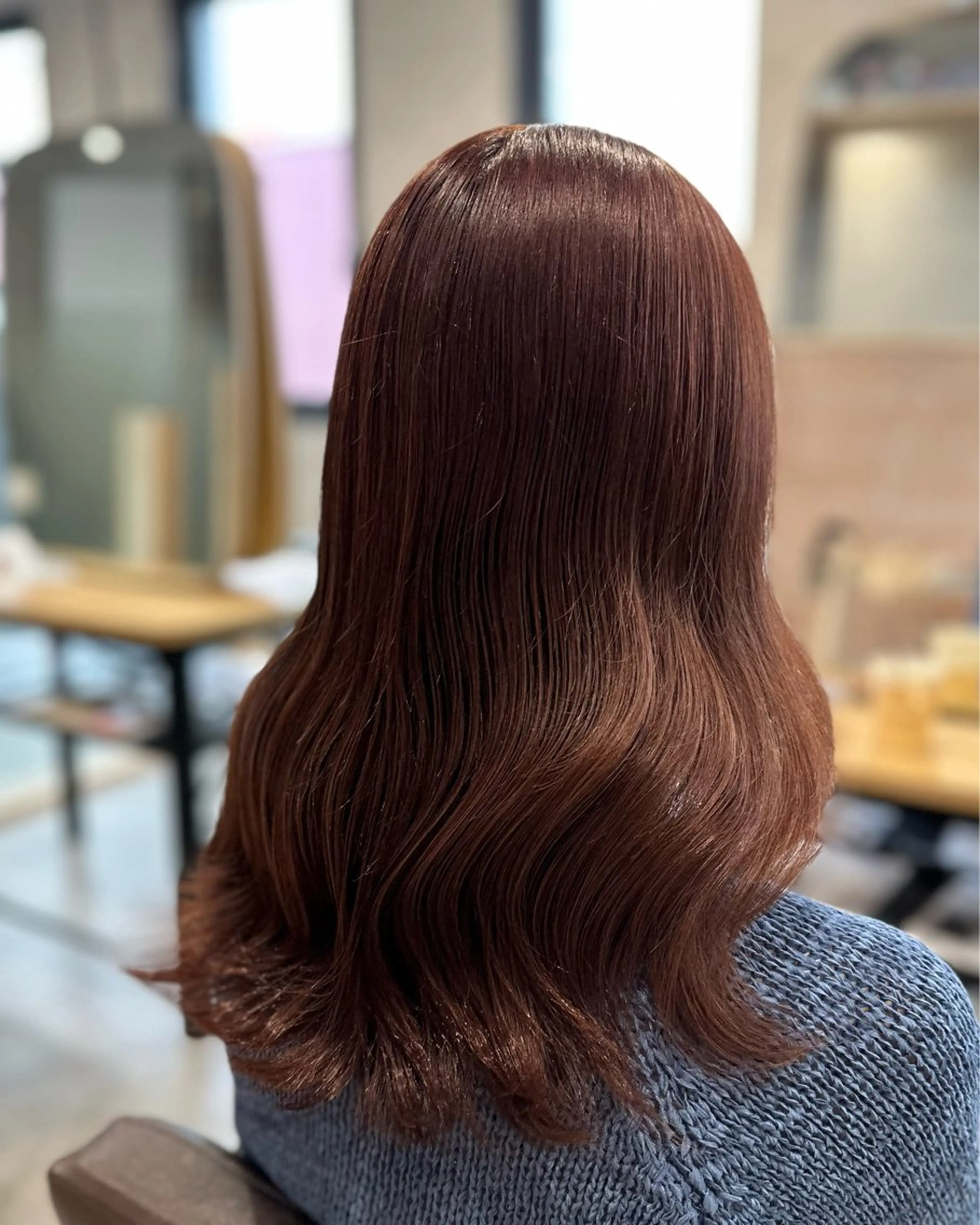 セミロング カット ヘアカラー トリートメント hayato / 梅田のヘアスタイル