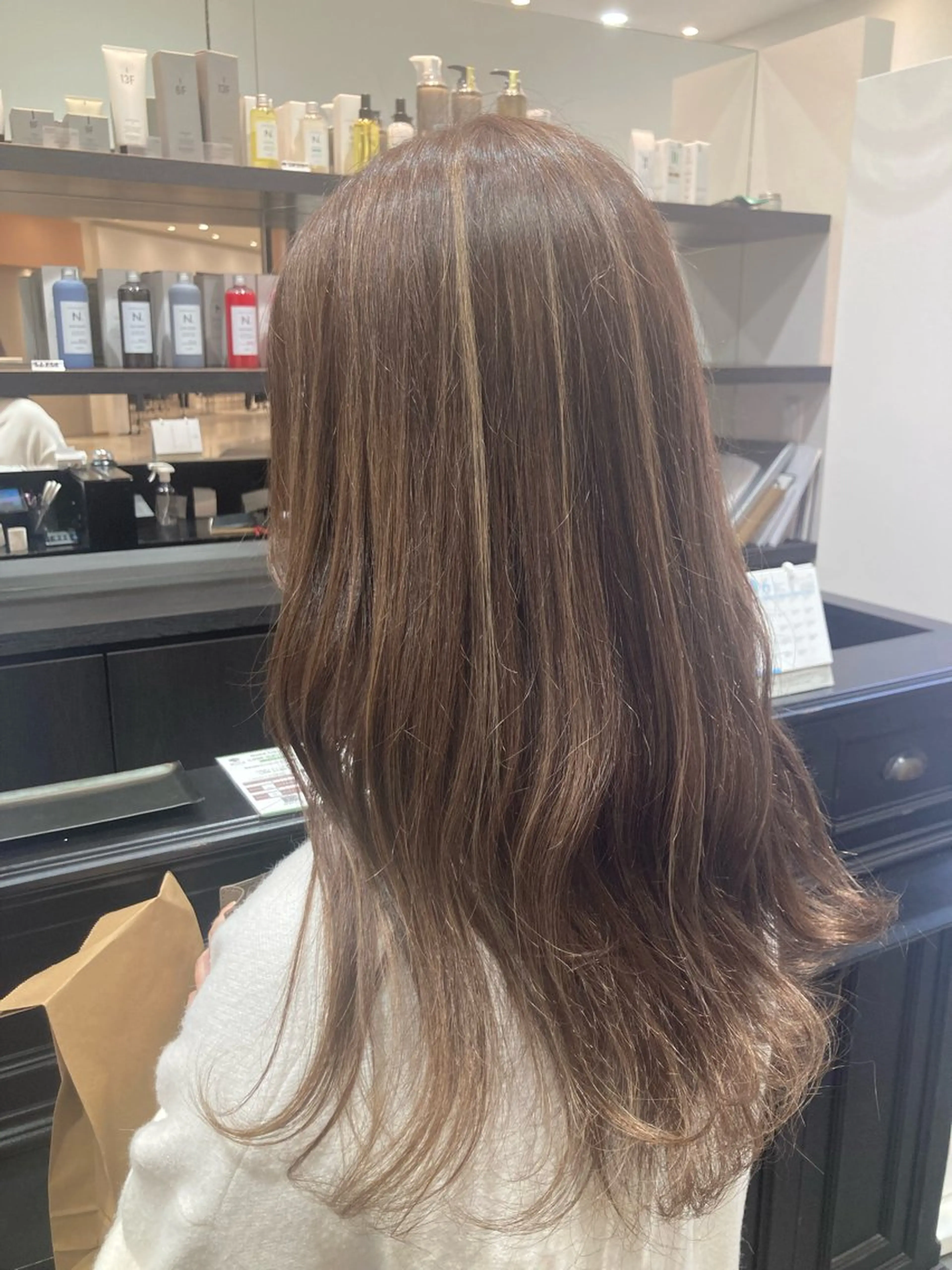 ミディアム カット ヘアカラー hair salon rita 野々市所属・中野 幹也のヘアスタイル