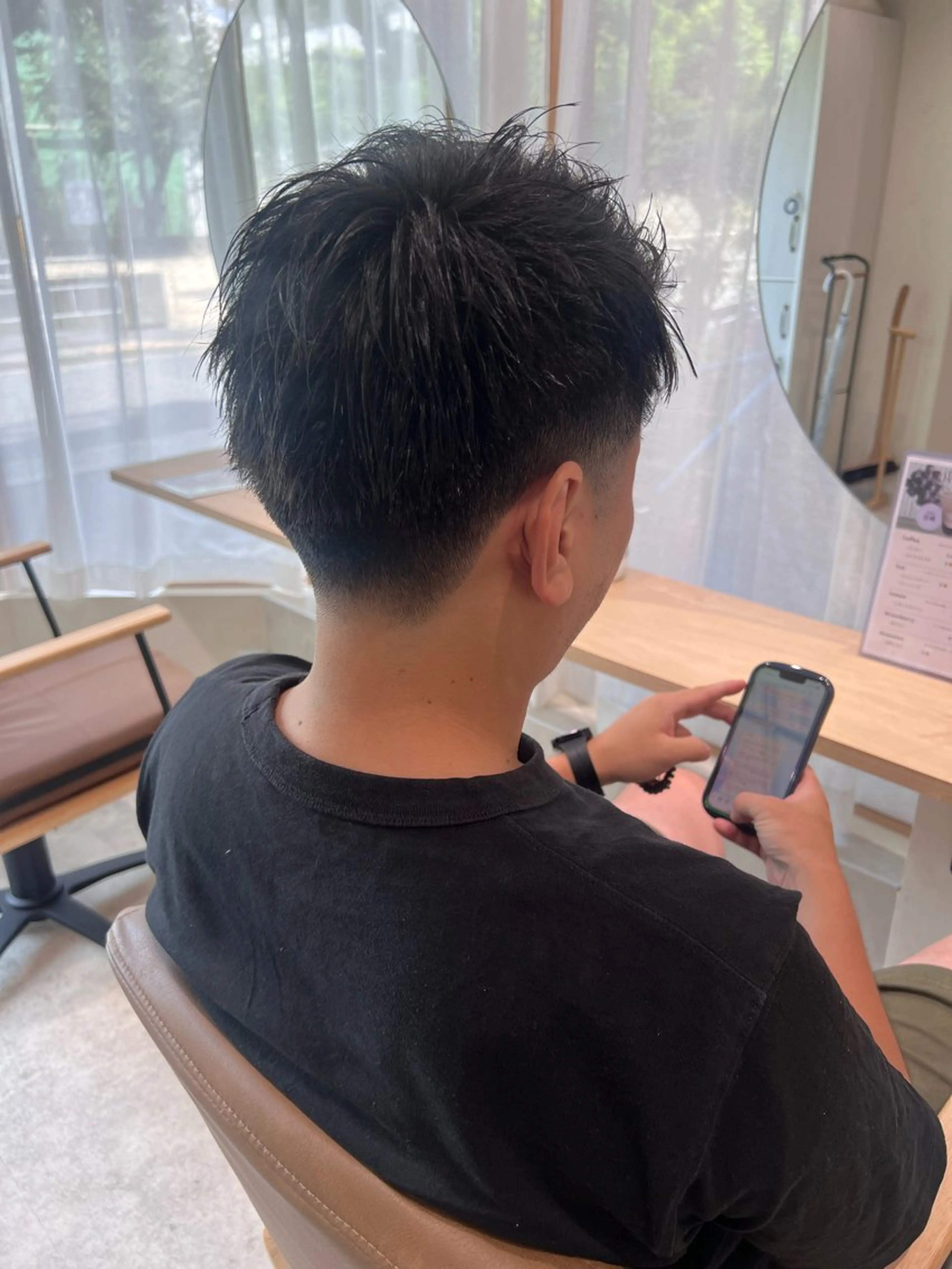 メンズ フェードカット カット Day .1のヘアスタイル