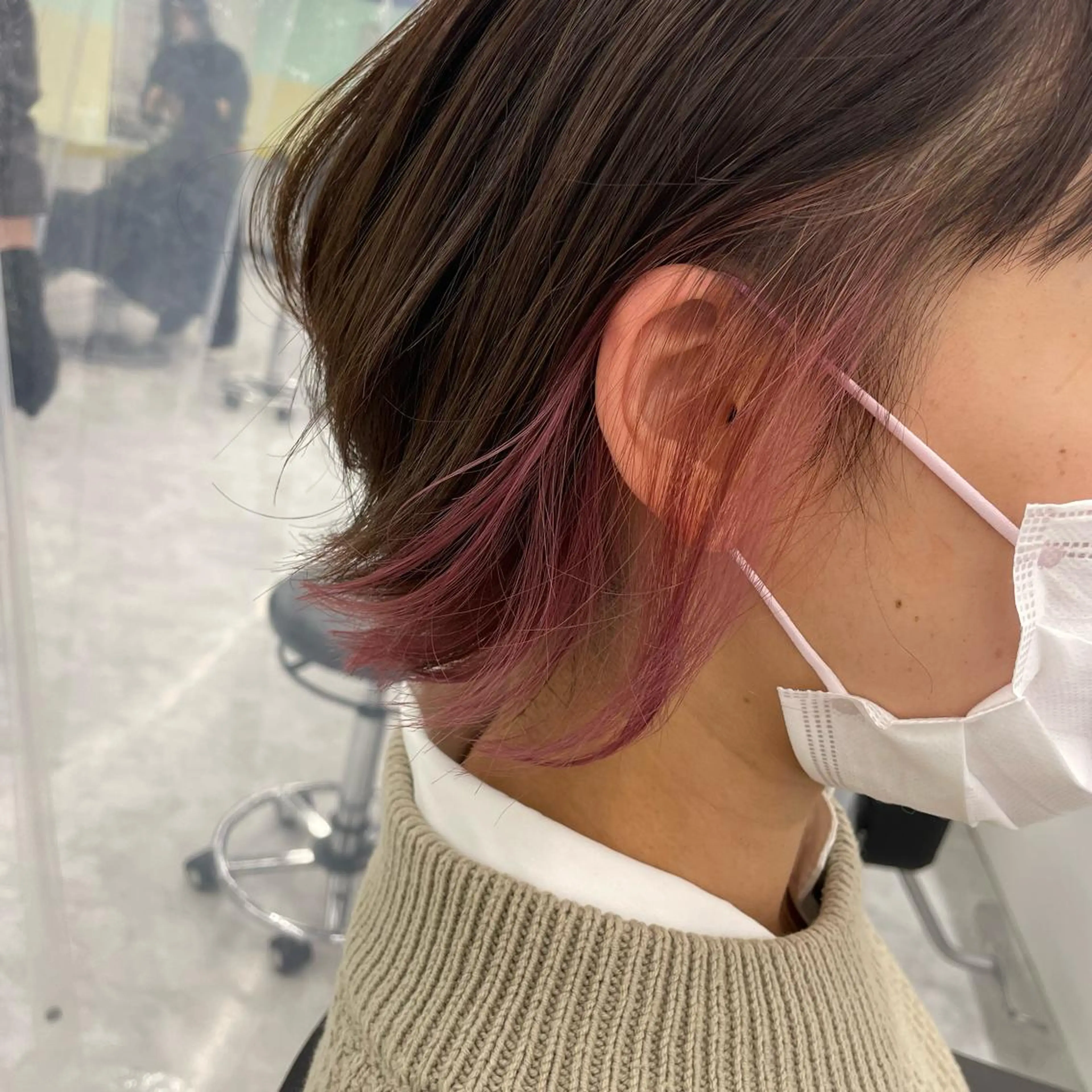 ショート カラー パーマ ヘアアレンジ メンズ ヘアカラー トリートメント ヘッドスパ ヘアセット 💜寒色特化 門脇誠弥💜のヘアスタイル