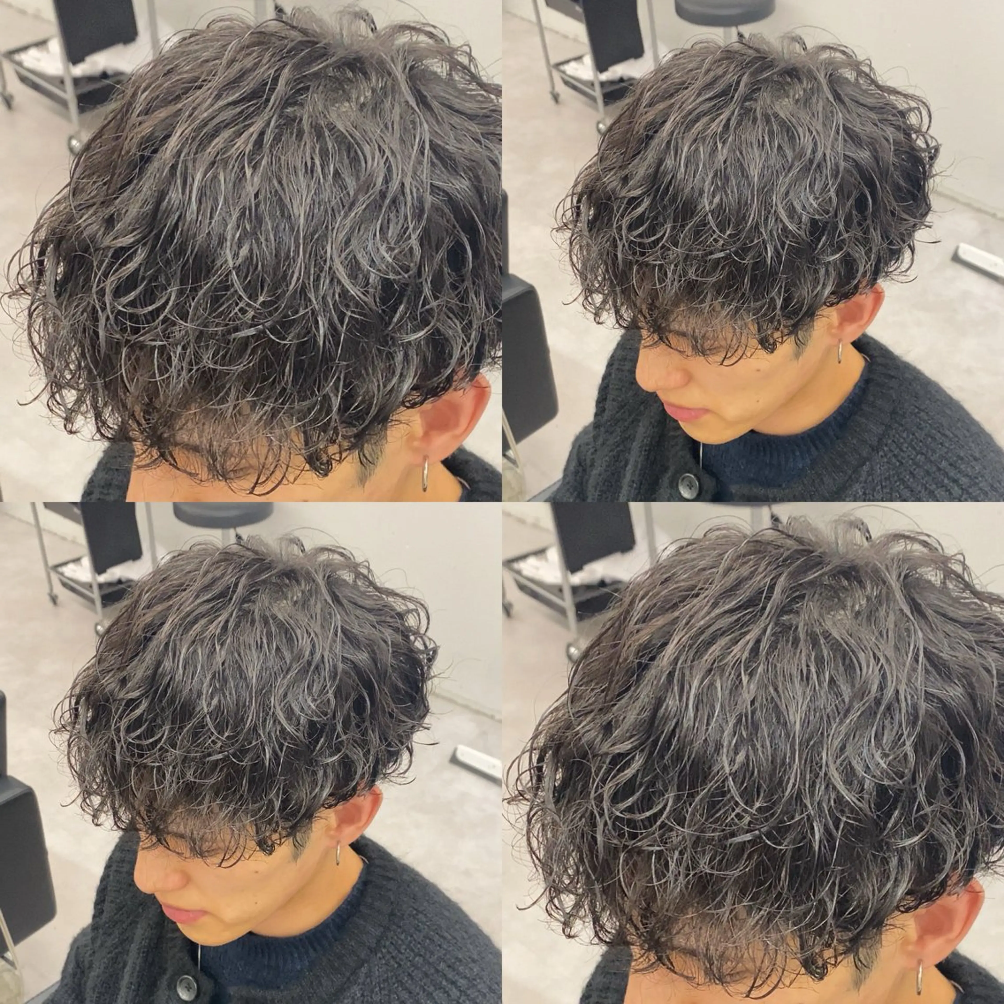 パーマ メンズ メンズ特化LIBER 石川玲央のヘアスタイル