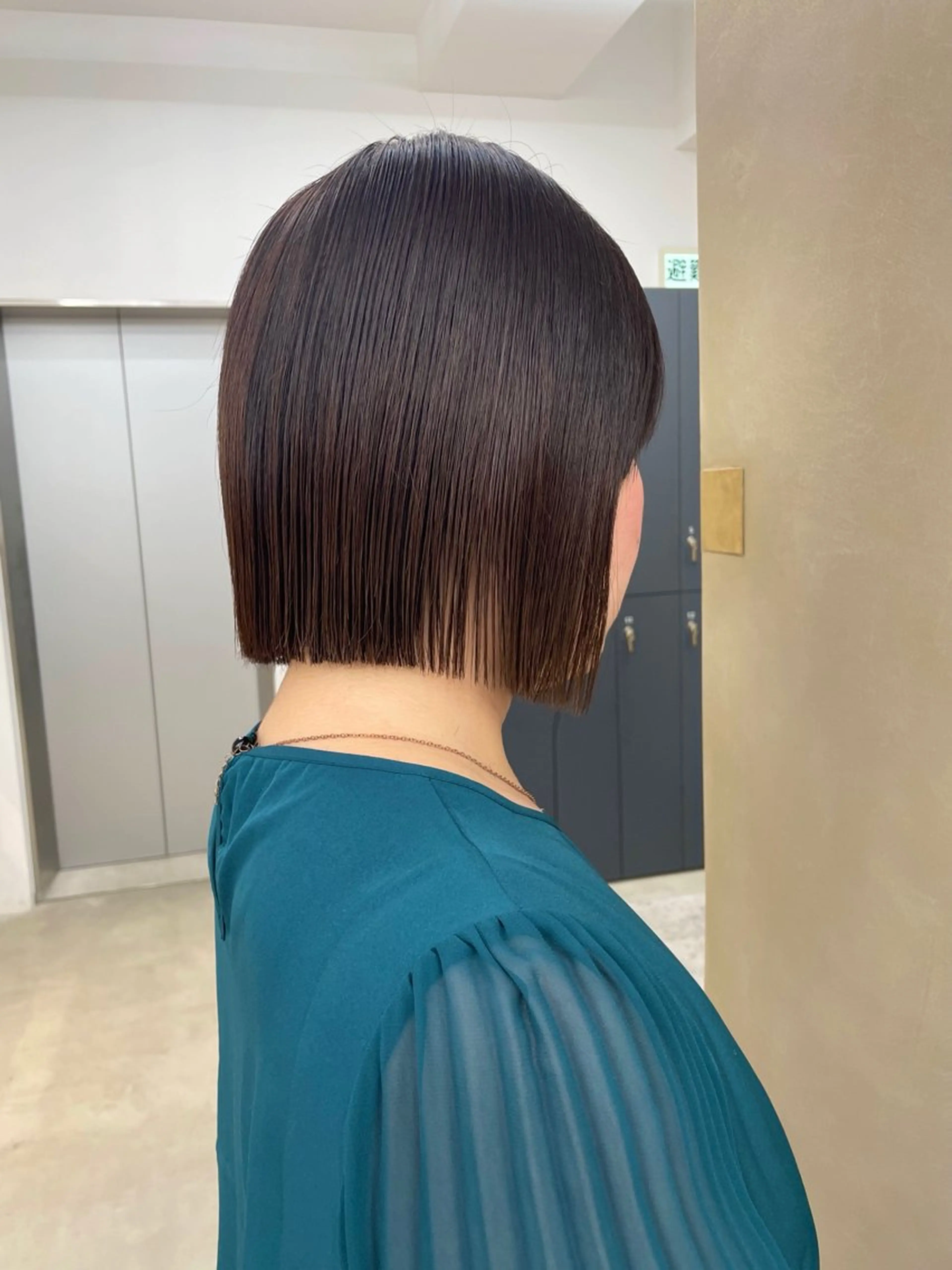 ショート カラー カット ヘアカラー トリートメント noe tton所属・あゆな/名古屋/ ボブ/透明感カラーのヘアスタイル