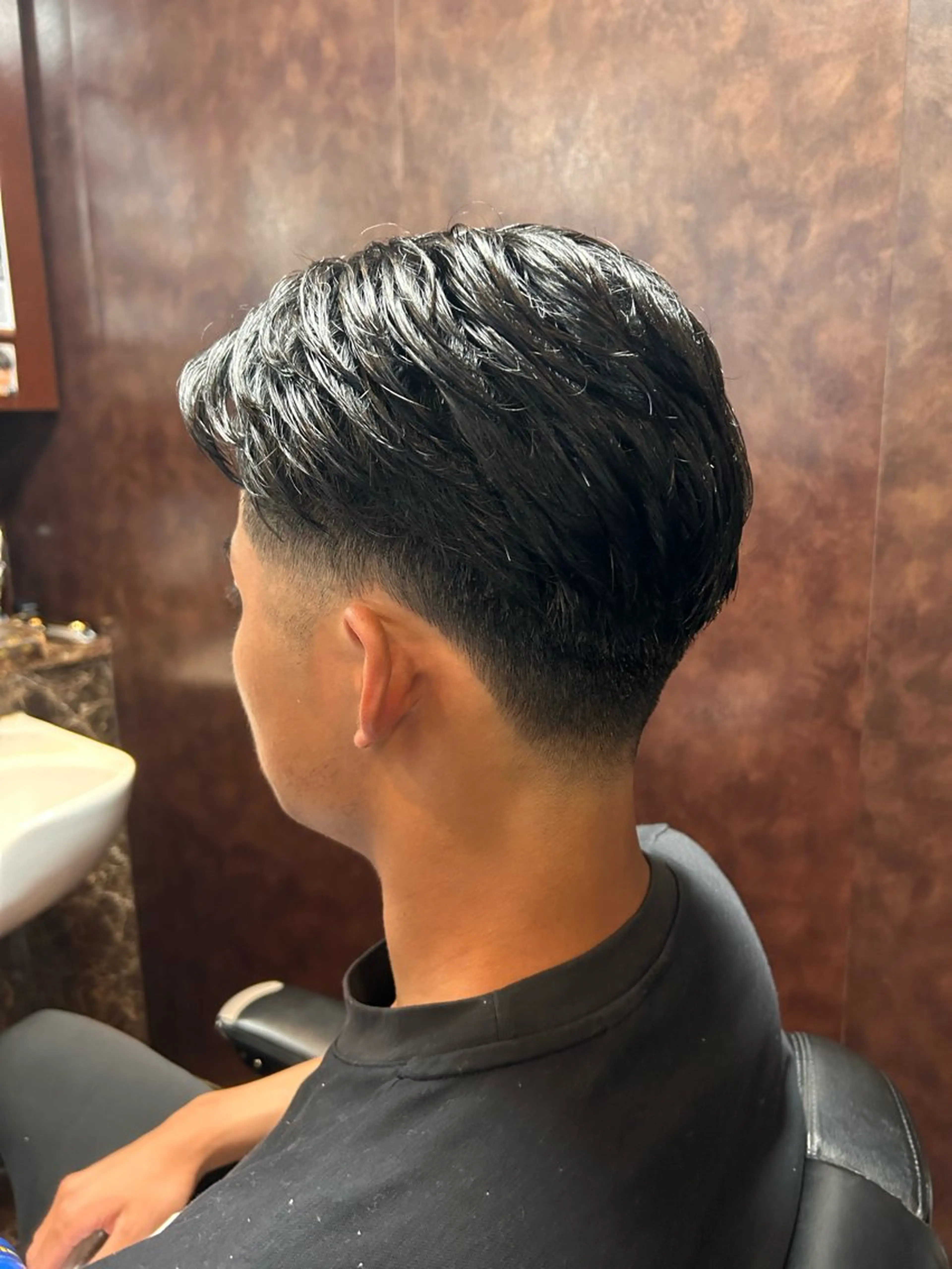ショート メンズ フェードカット ヒロ銀座ヘアーサロン恵比寿店所属・💈下川 恭平💈のヘアスタイル