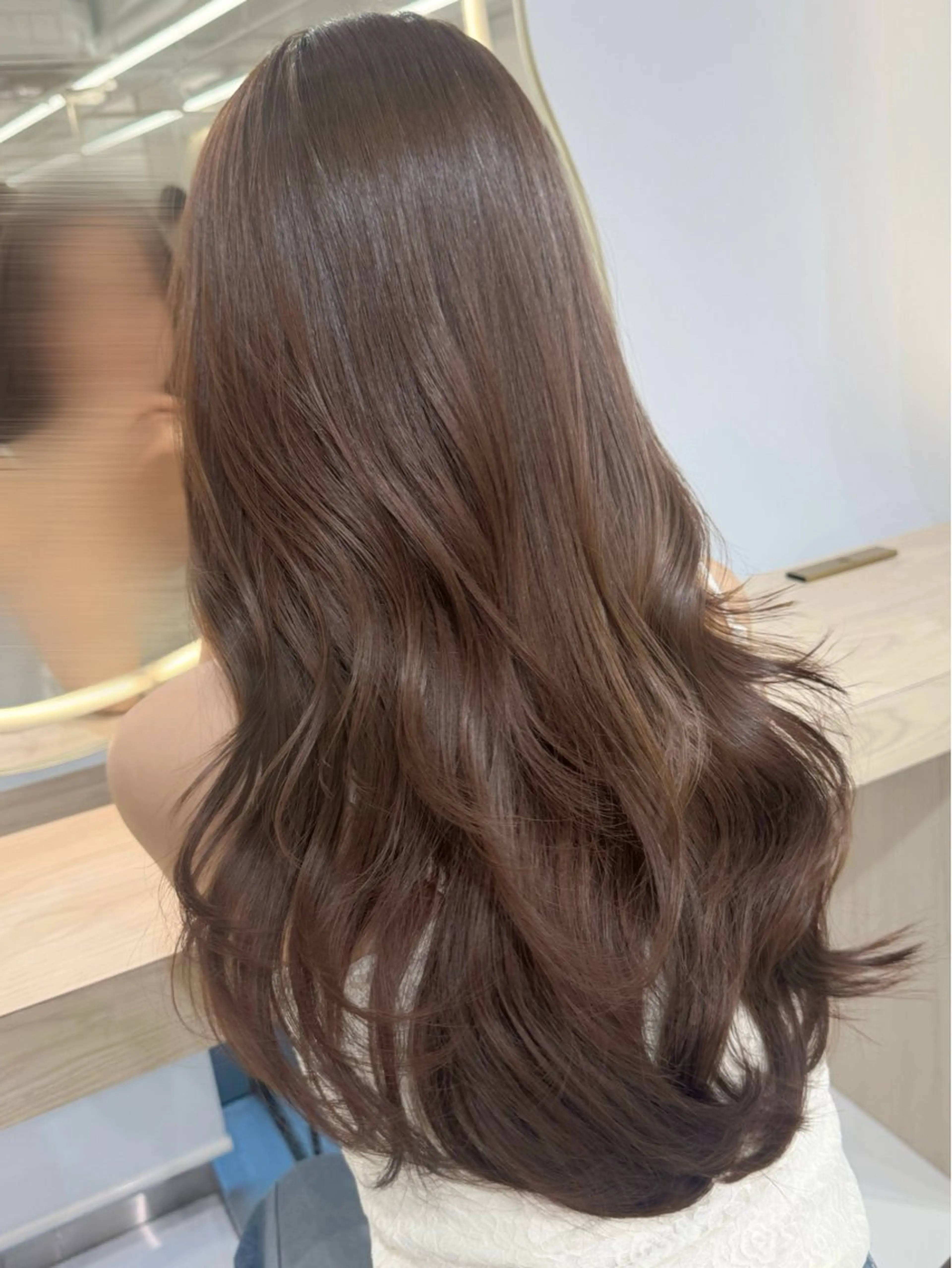 ロング カラー ベージュカラー ブリーチ ブラウンカラー ブラウンベージュ 透明感カラー ヘアカラー 透明感カラー/ゆな モデル募集中💫🎀のヘアスタイル