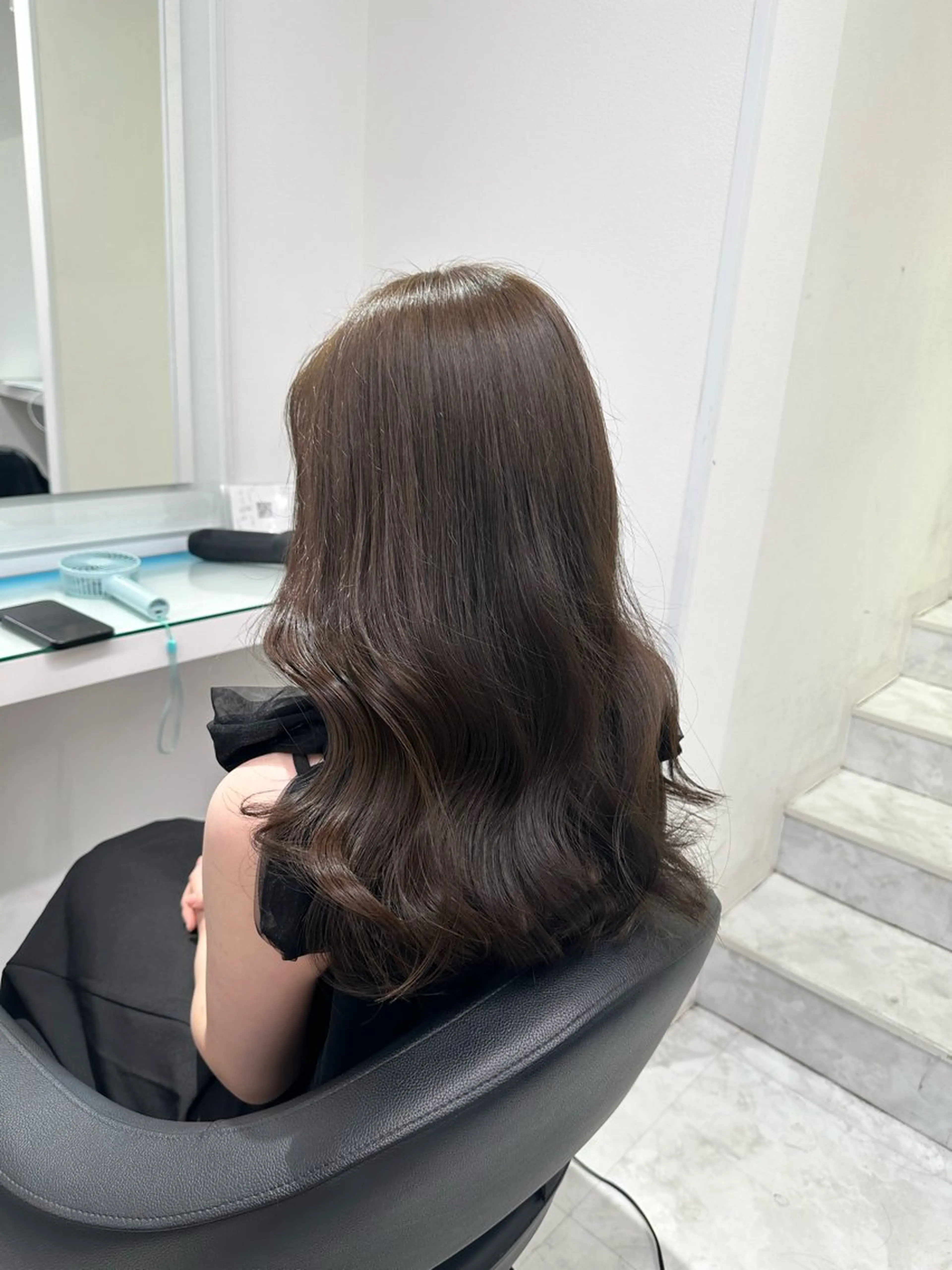 カラー マンツーマン/原宿/ 透明感カラー⭐️のヘアスタイル