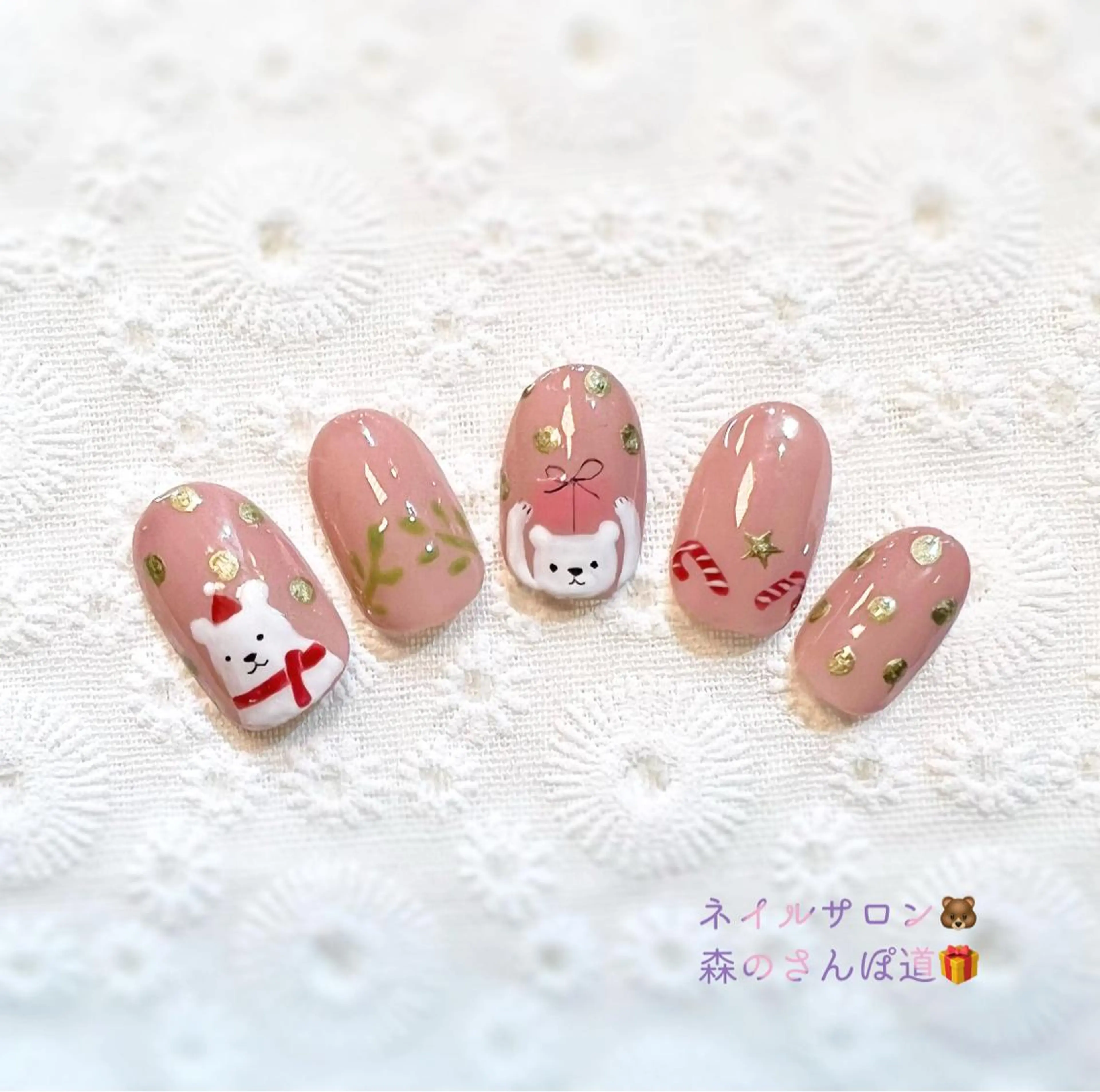 ネイル ハンドネイル 森のさんぽ道所属・ショートネイル 森のさんぽ道のネイルデザイン