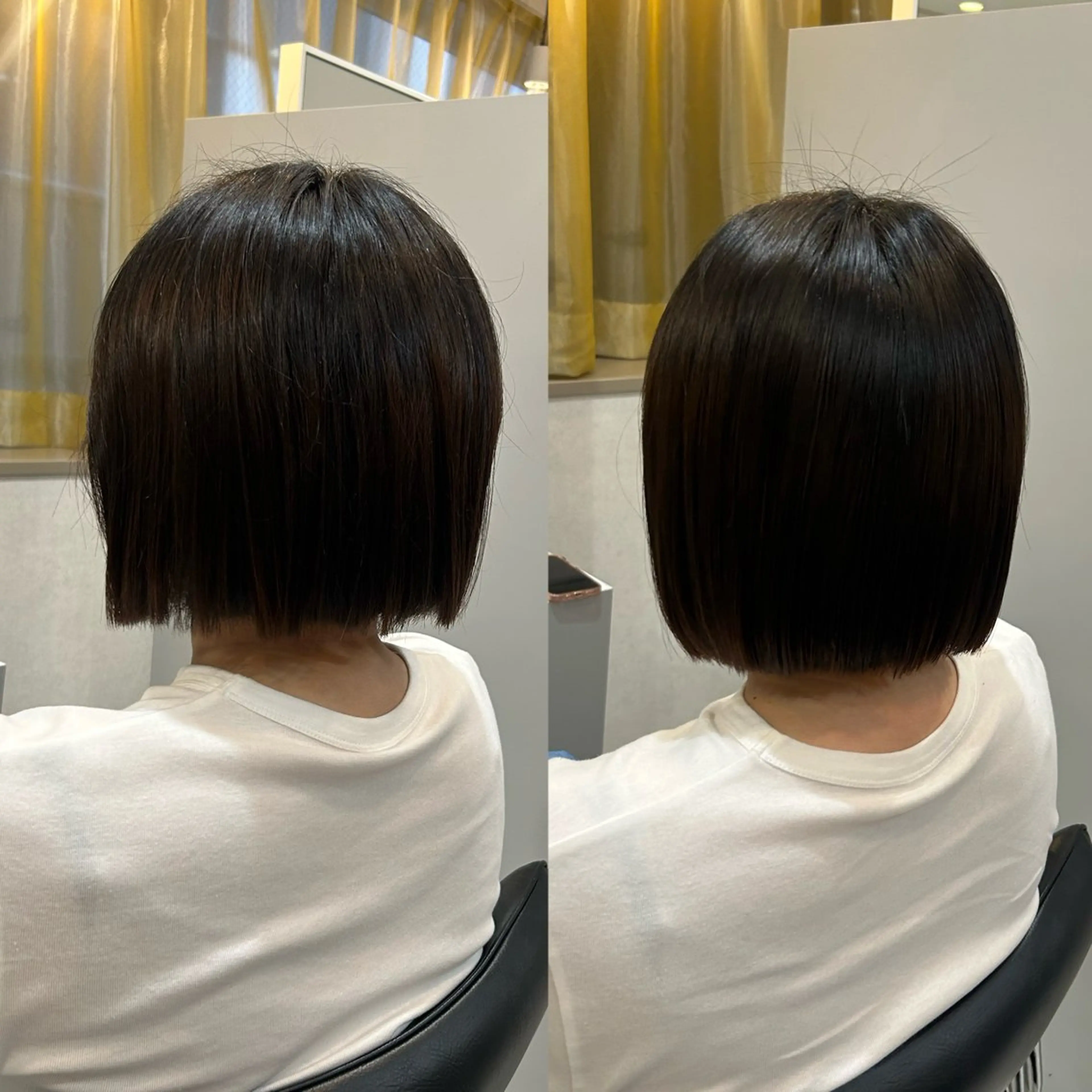 ショート 縮毛矯正 北林 佳乃のヘアスタイル